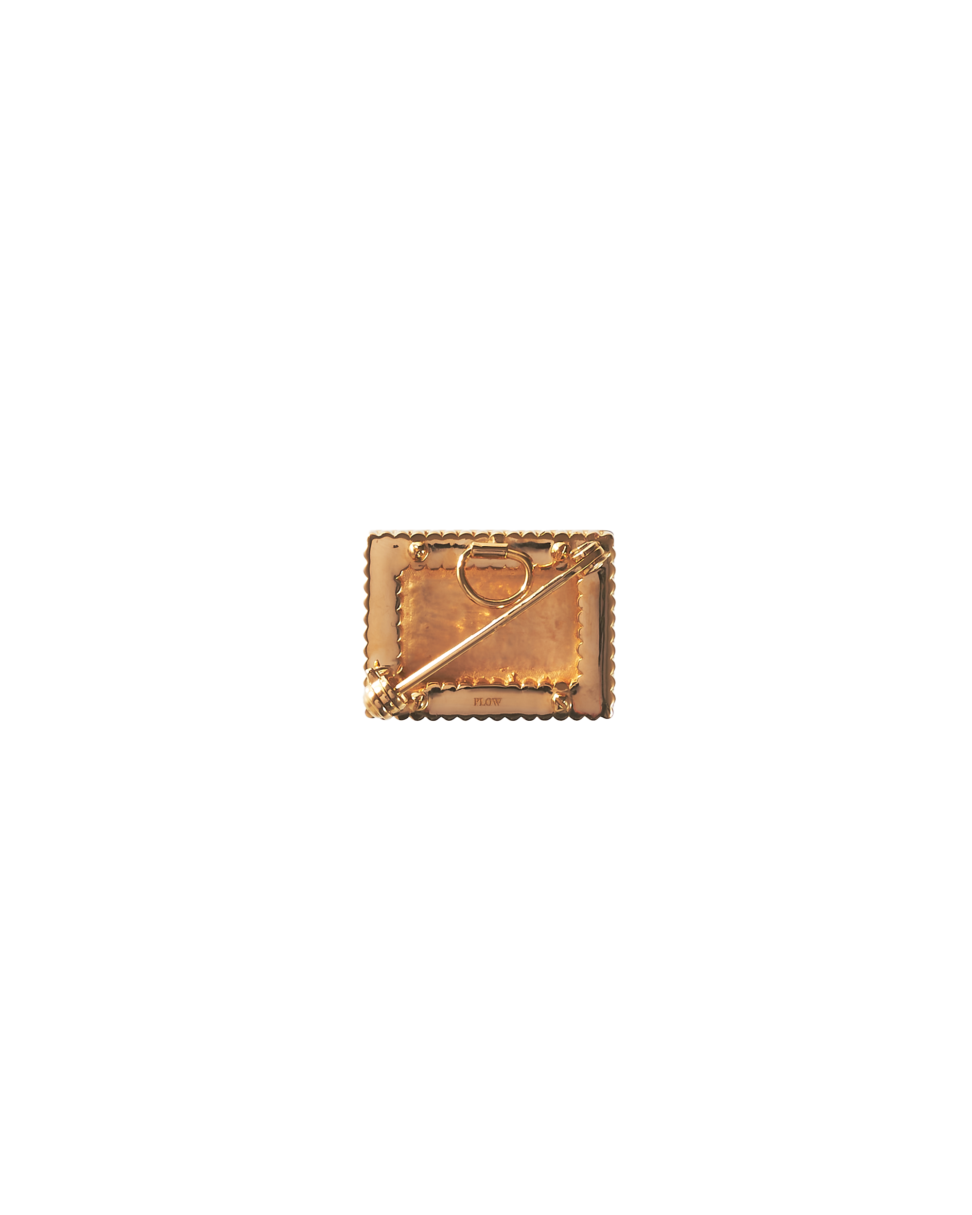 Square Pin Lettering -Gold-