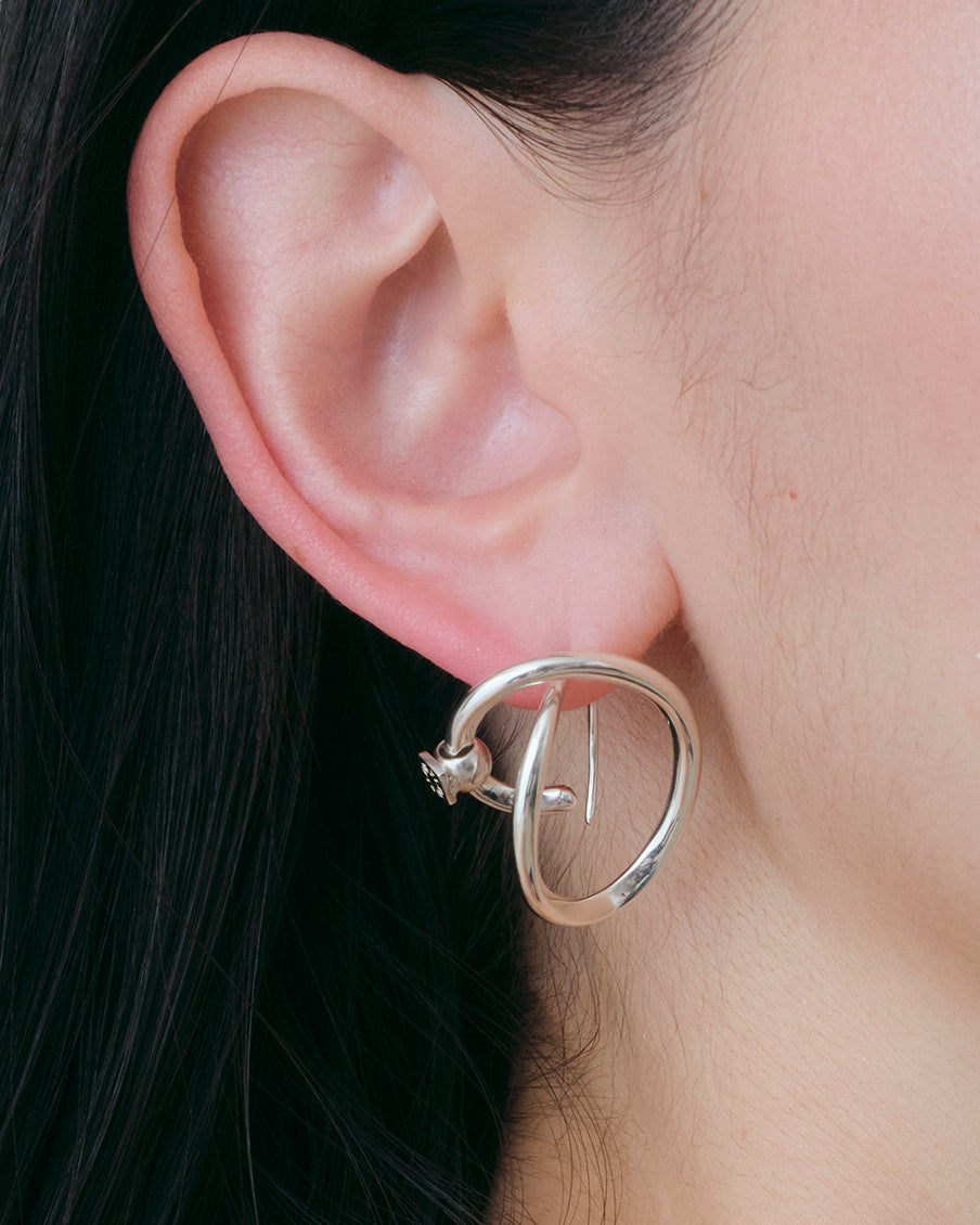 Wave Pierces Love -Silver-