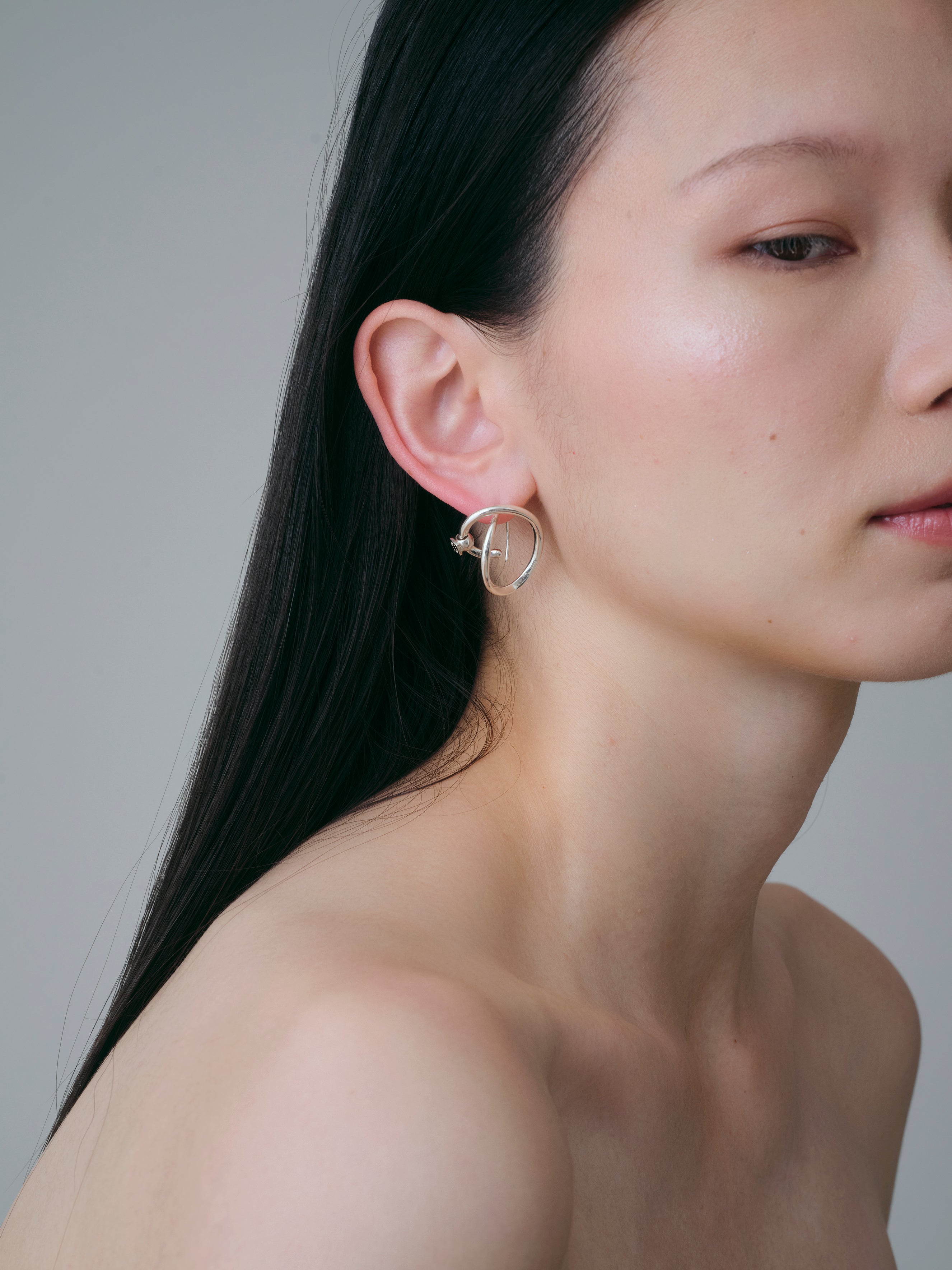 Wave Pierces Love -Silver-