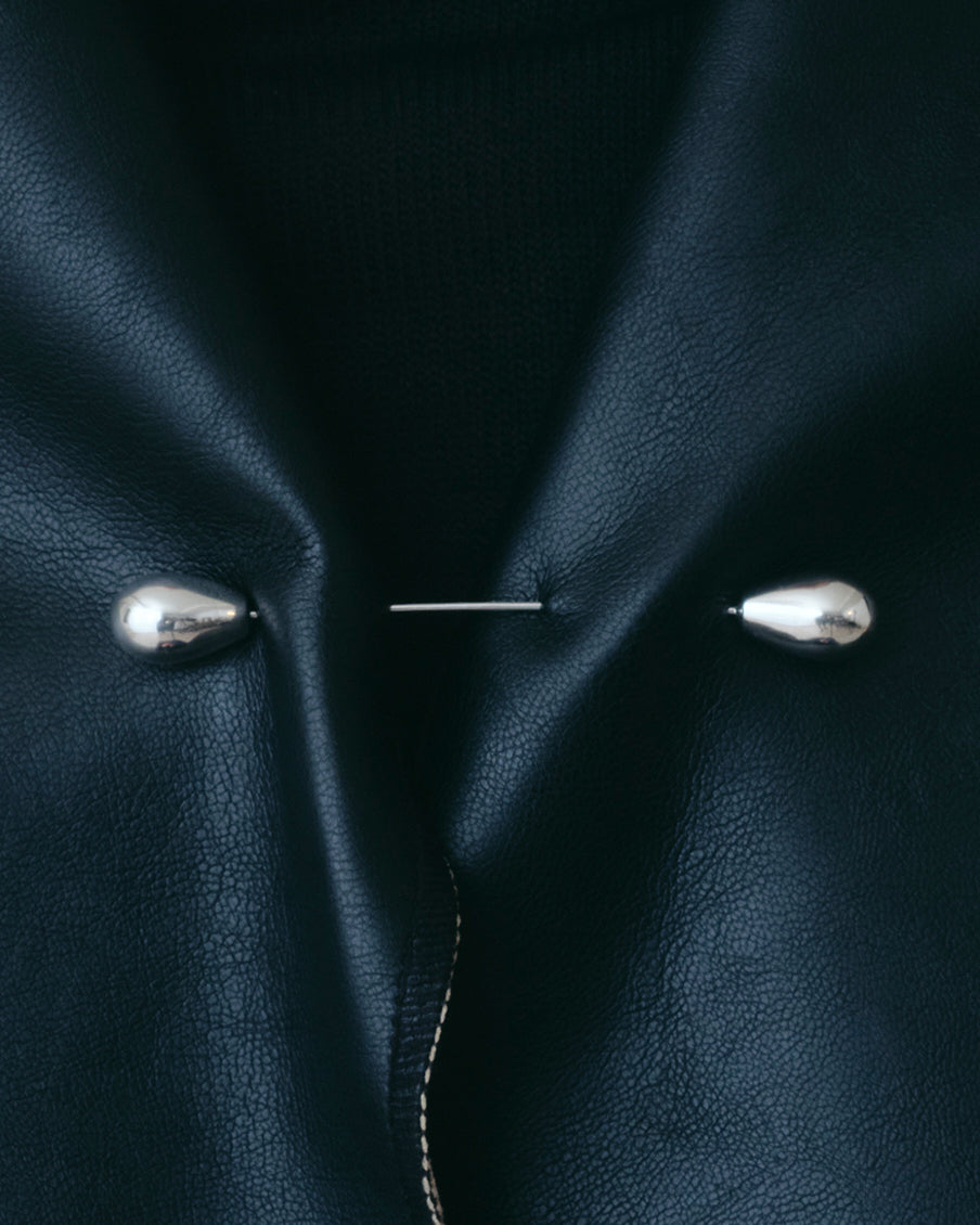 Drop Line Pin -Silver-