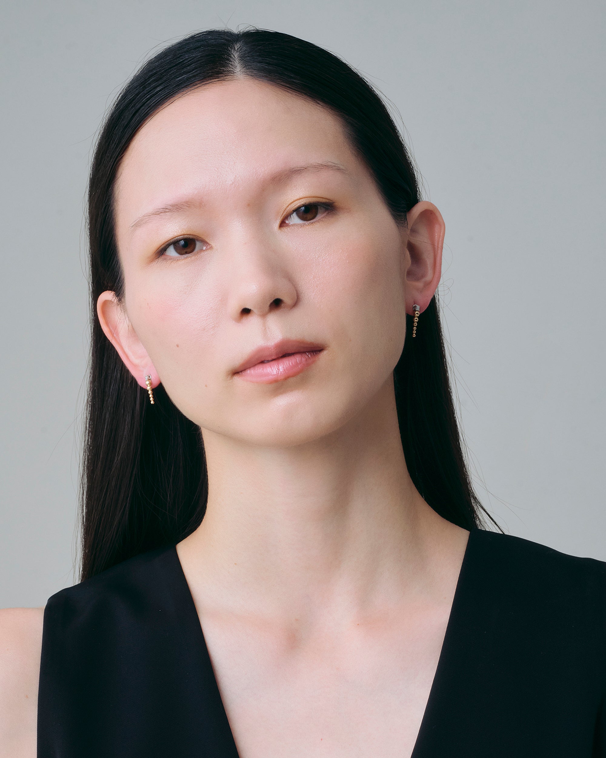 Grain Conch Shell Diamond Carre Pierce