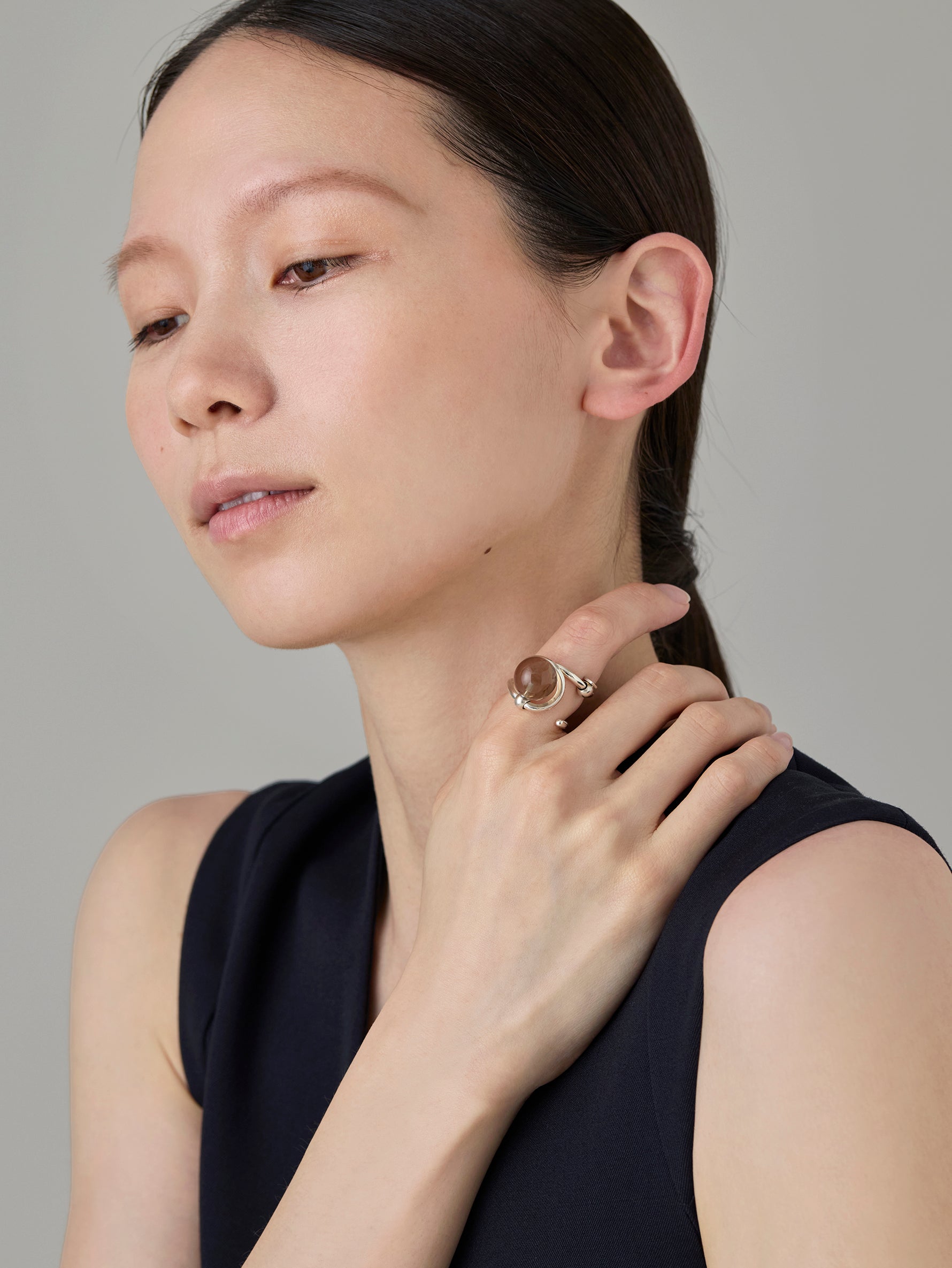 Wave Ring -Joy- Silver