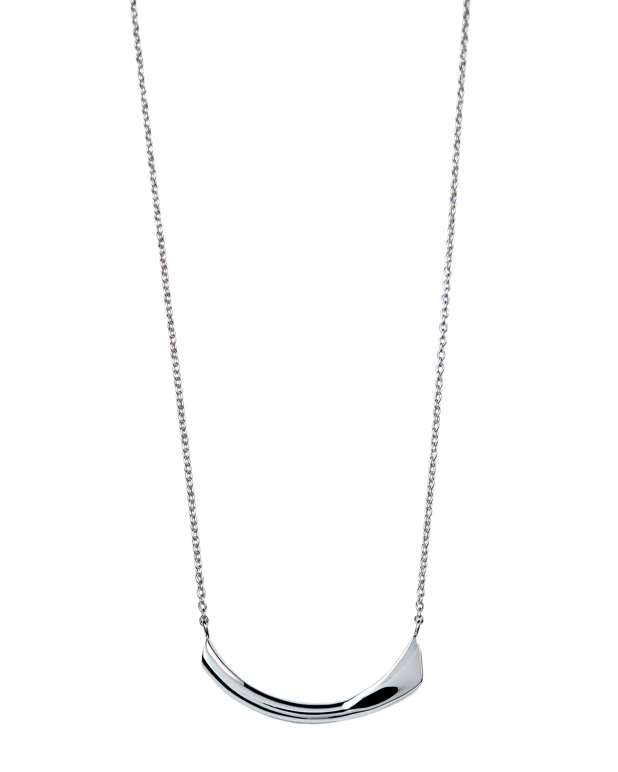 Calla Lily Necklace -Silver -