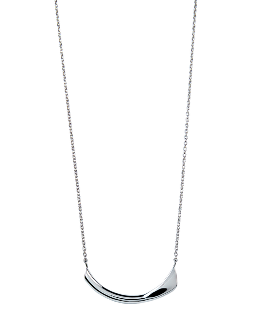 Calla Lily Necklace -Silver -