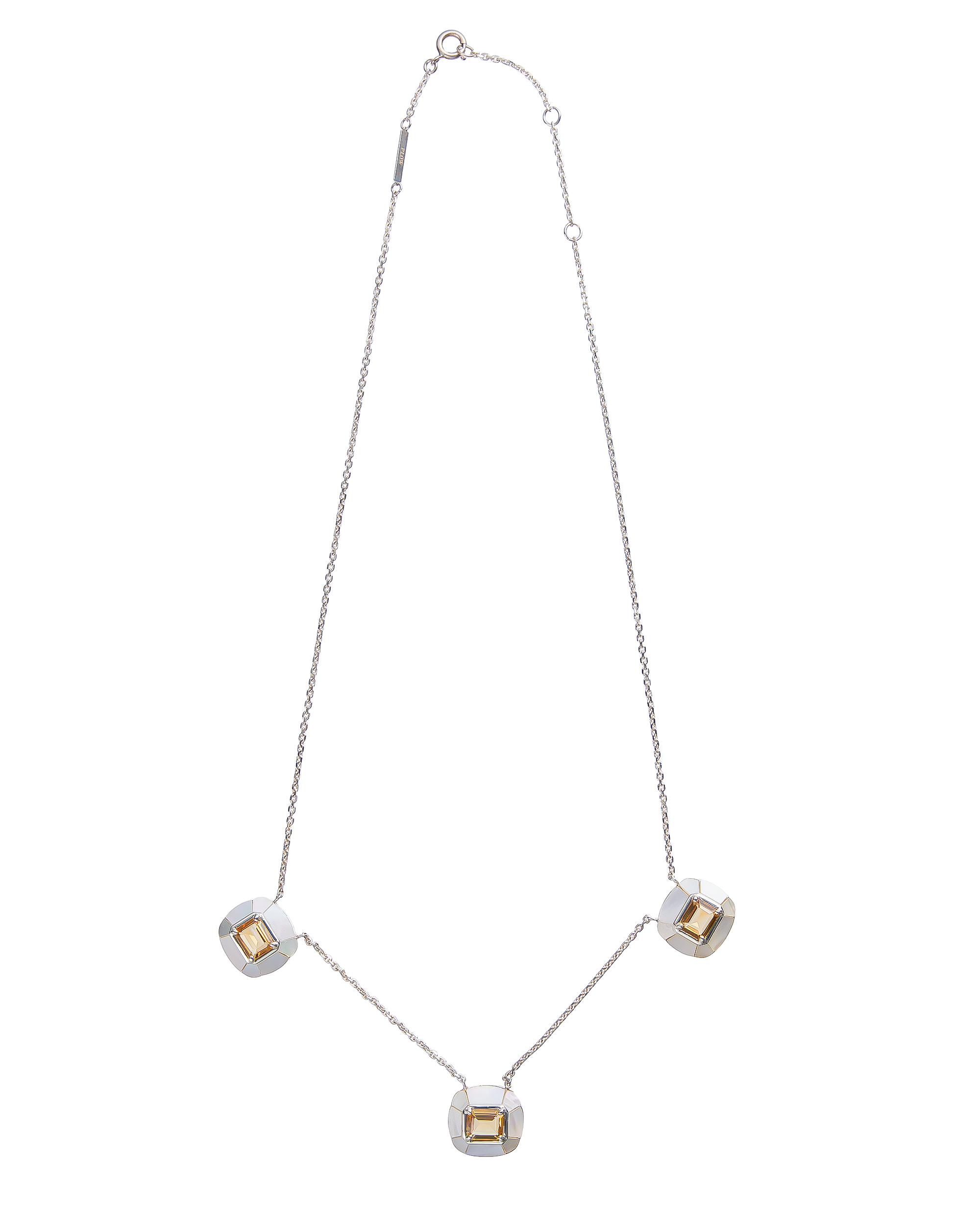 3 Chamomile Citrine Necklace
