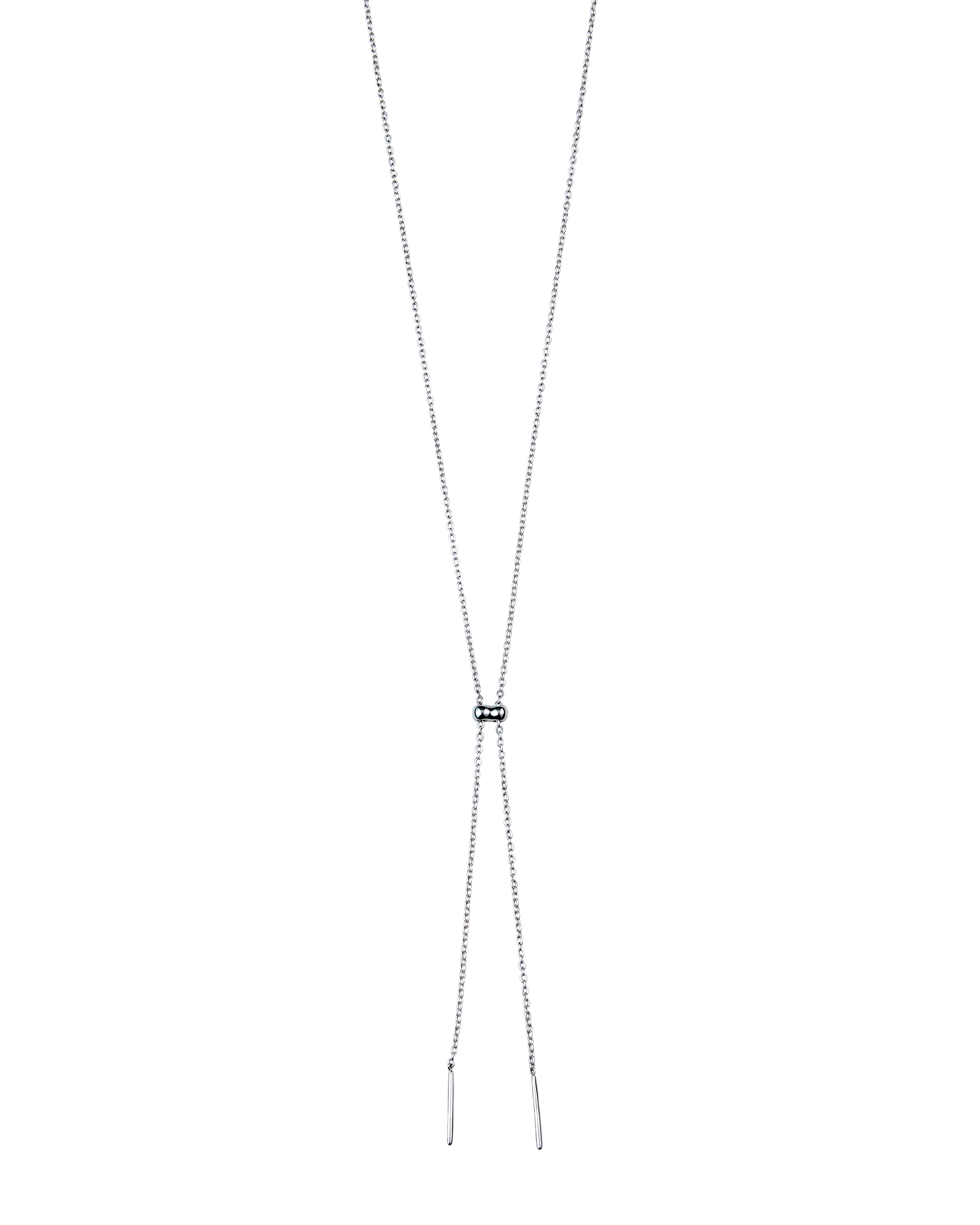 Calla Lily Necklace -Silver -