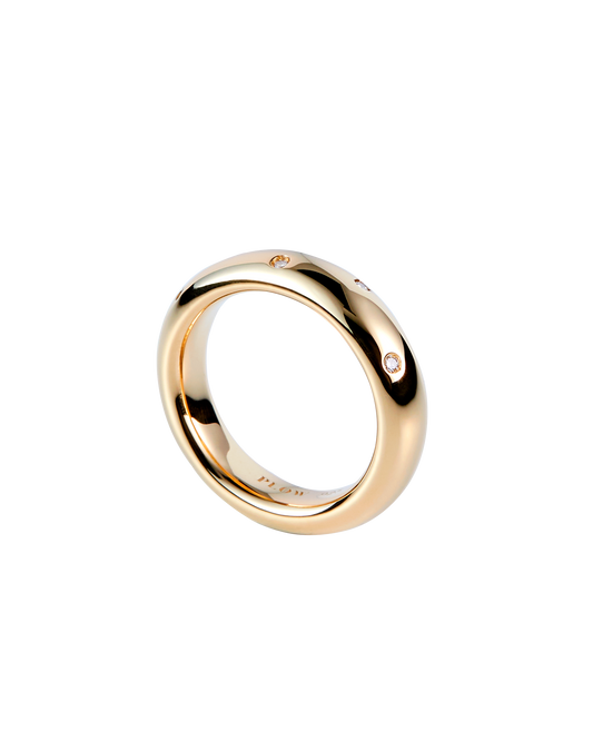 Drop Ring Diamond -Gold-