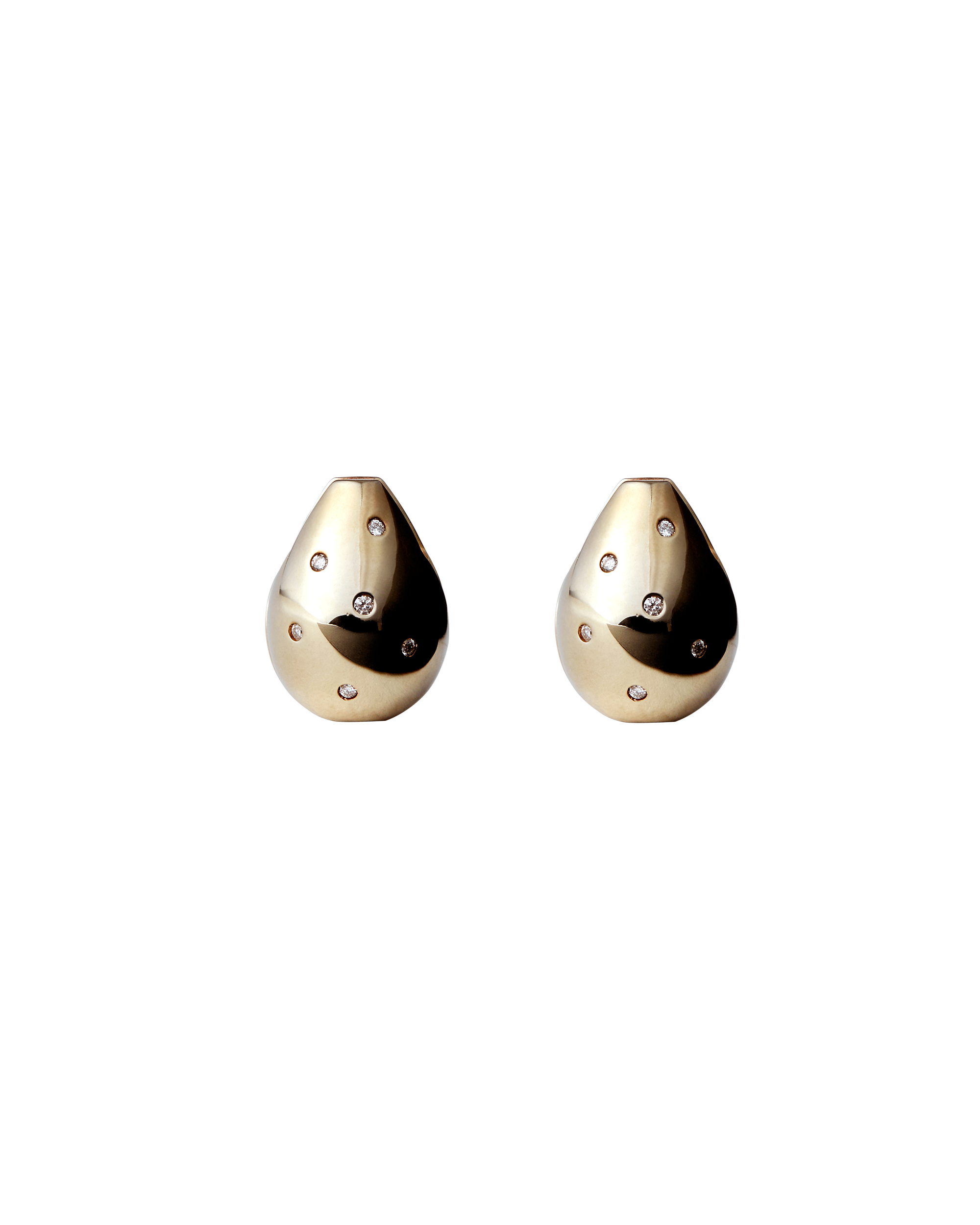 Drop Pierce Diamond -Gold-