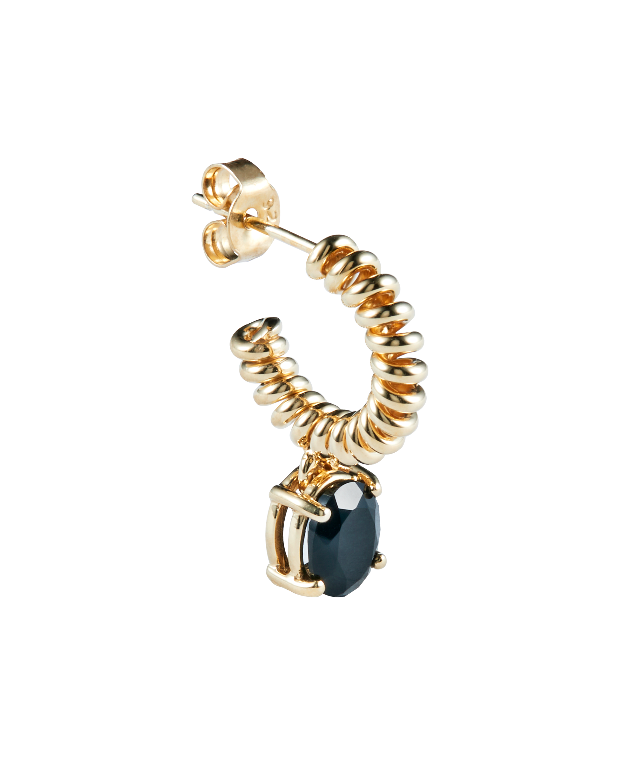 Onyx Spring Stone Pierces -Gold-