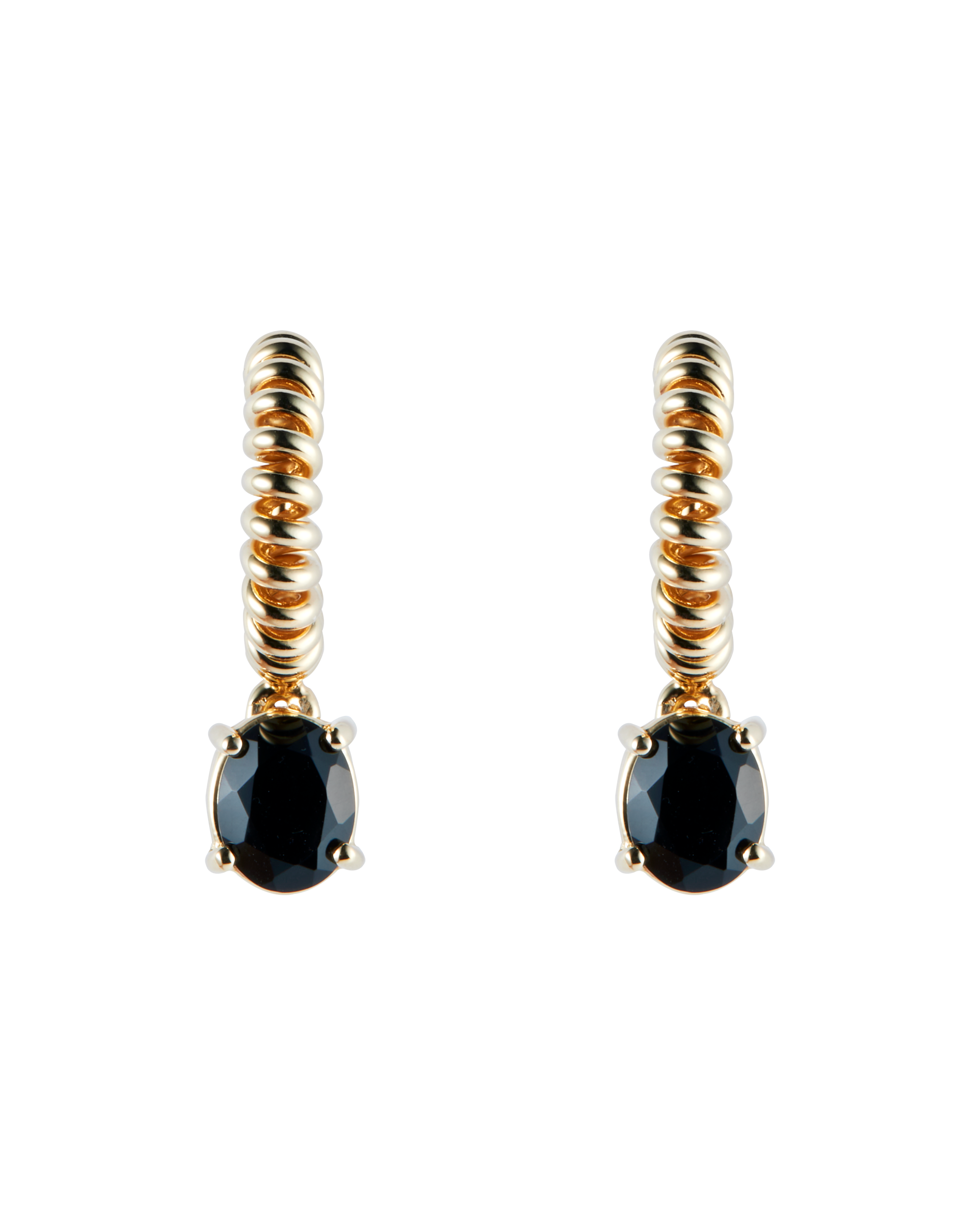 Onyx Spring Stone Pierces -Gold-