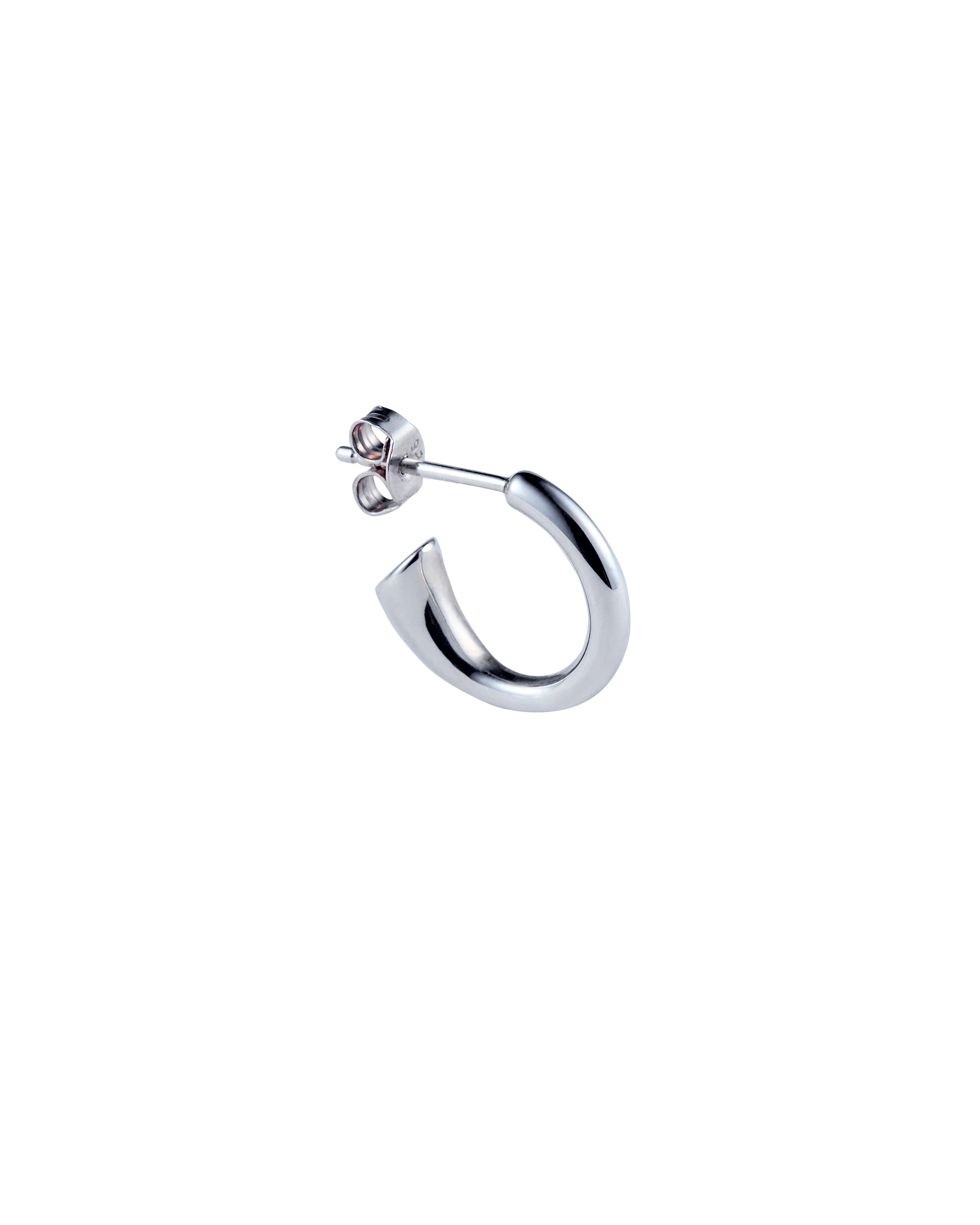 Flower Stalk Pierces S -Silver-