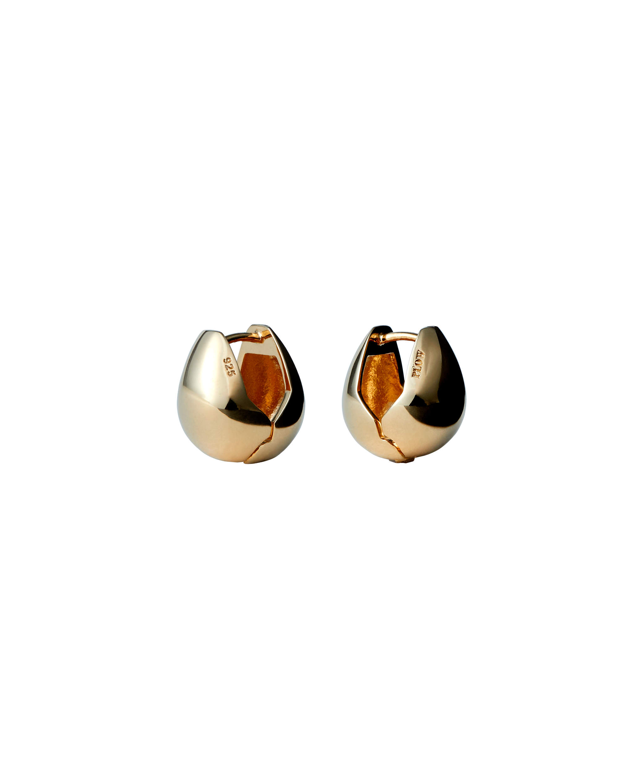 Drop Pierce S Multi Stone -Gold-