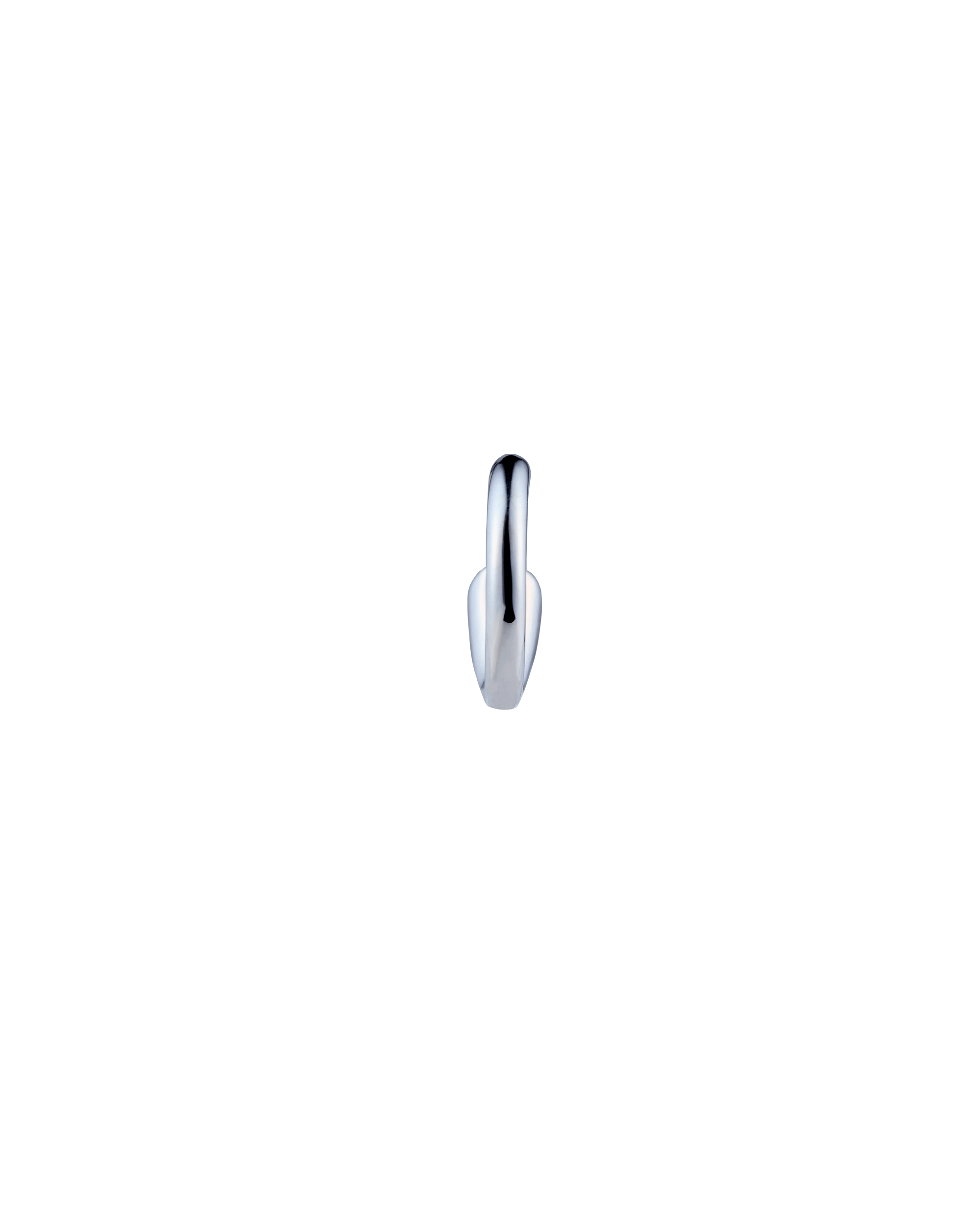 Flower Stalk Pierces S -Silver-