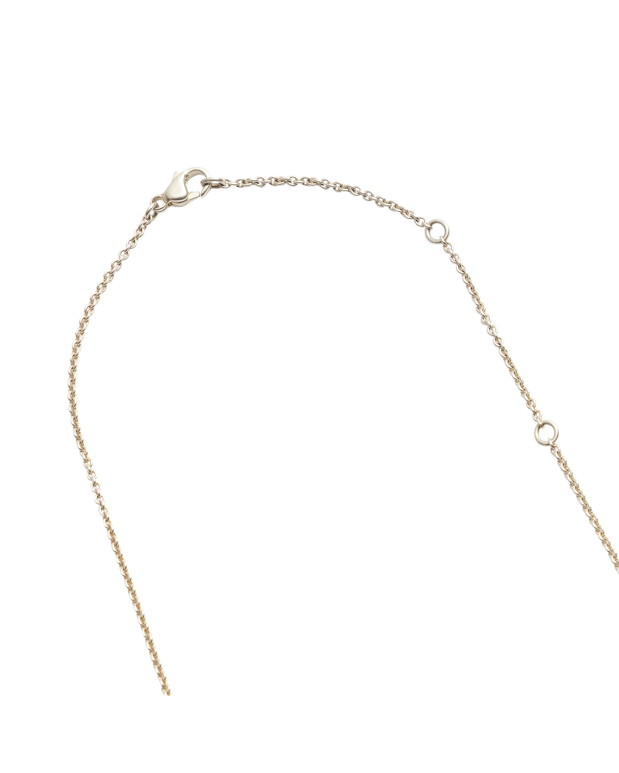 Essence Stone Necklace. M -Silver-