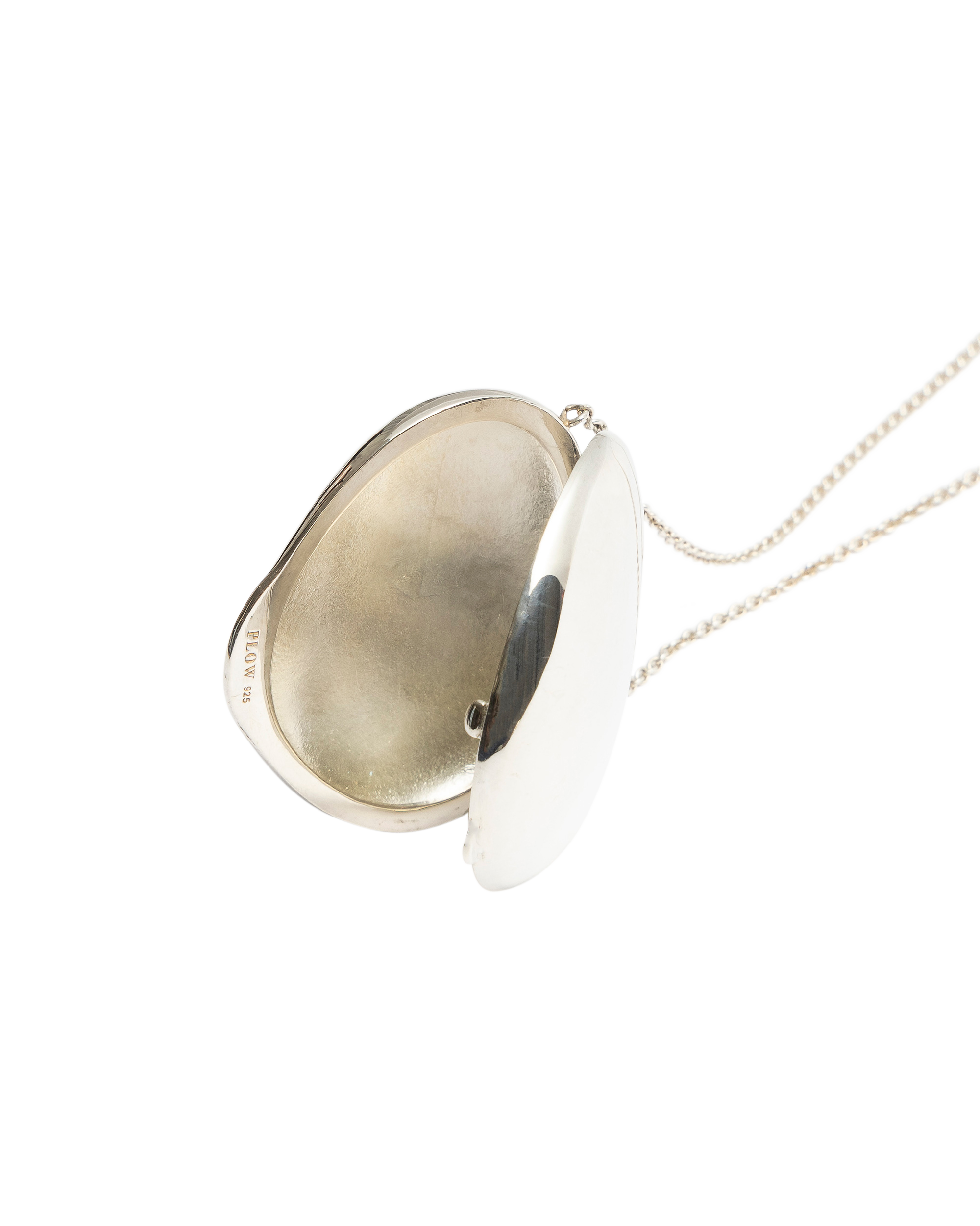 Essence Stone Necklace. M -Silver-