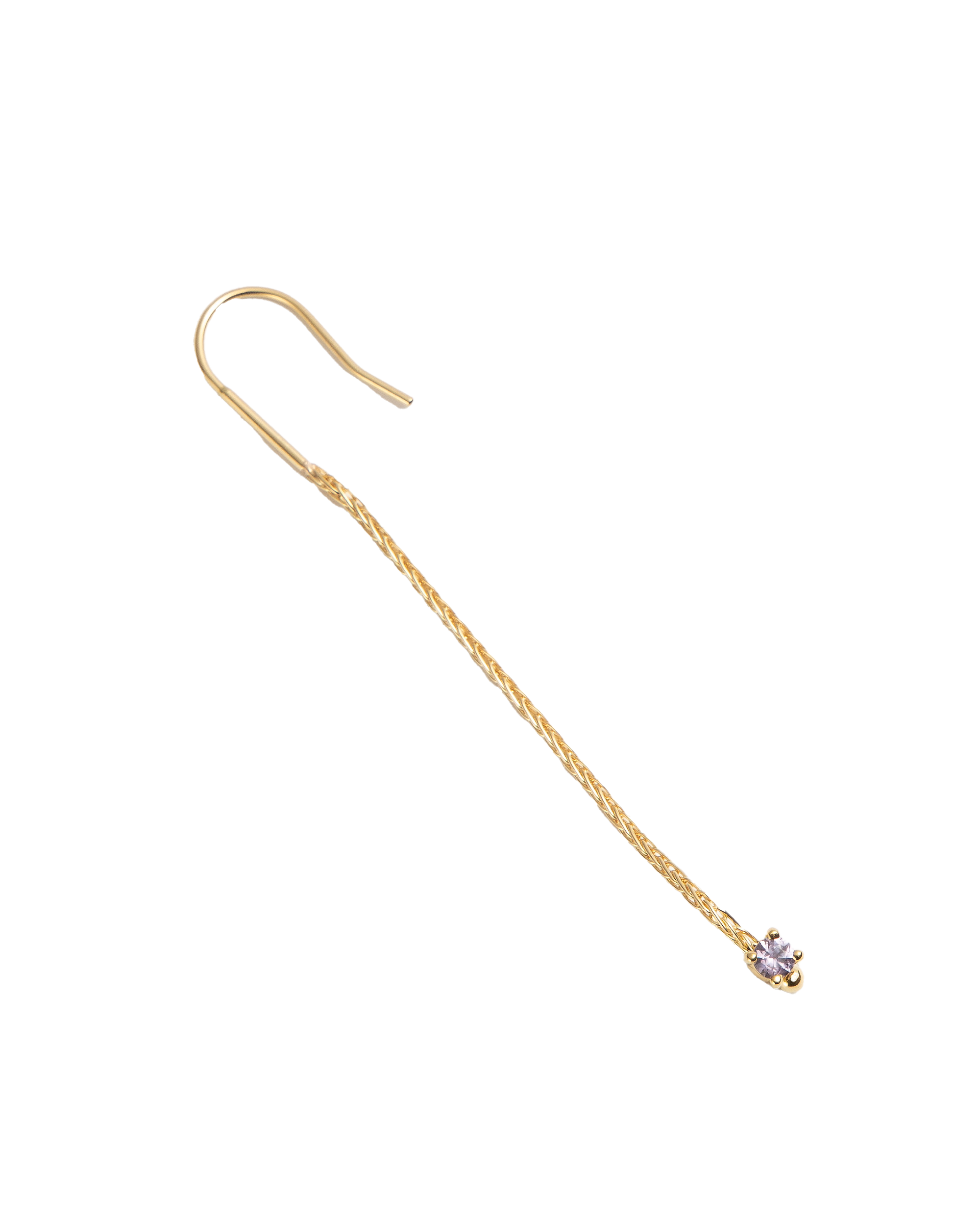 Chain Pierce S -Charm Violet Sapphire-
