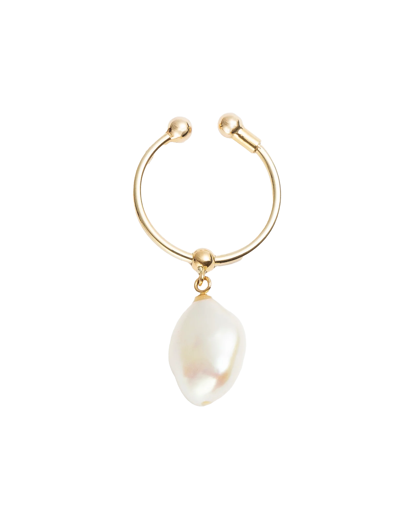 Charm Pearl -K18-
