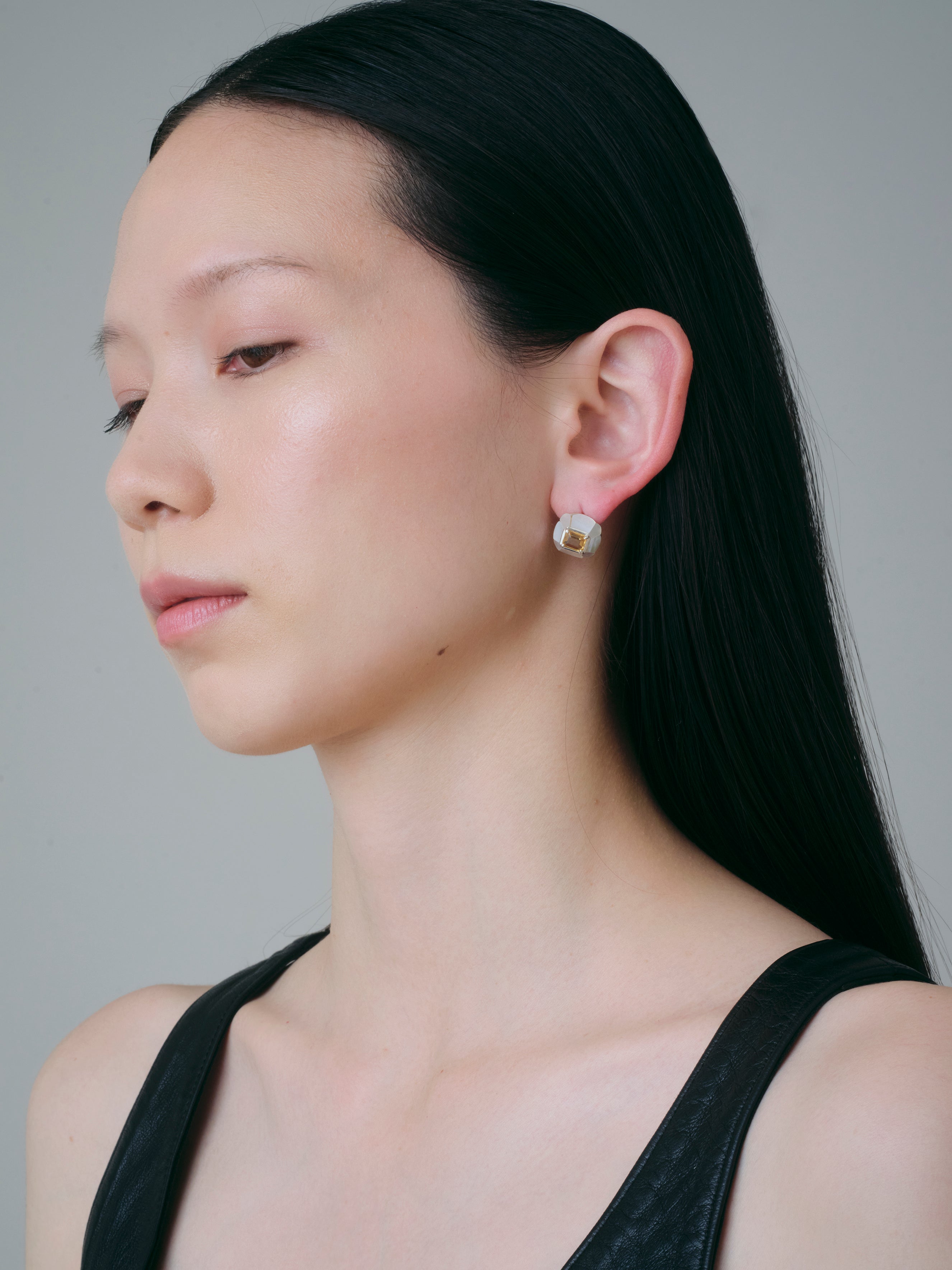 Chamomile Citrine Pierces