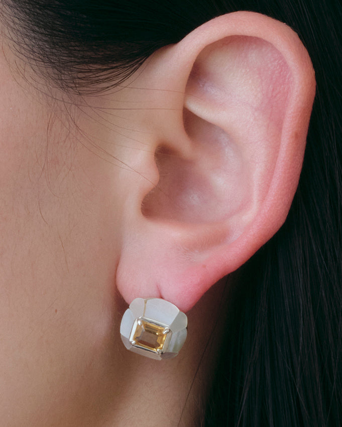 Chamomile Citrine Pierces