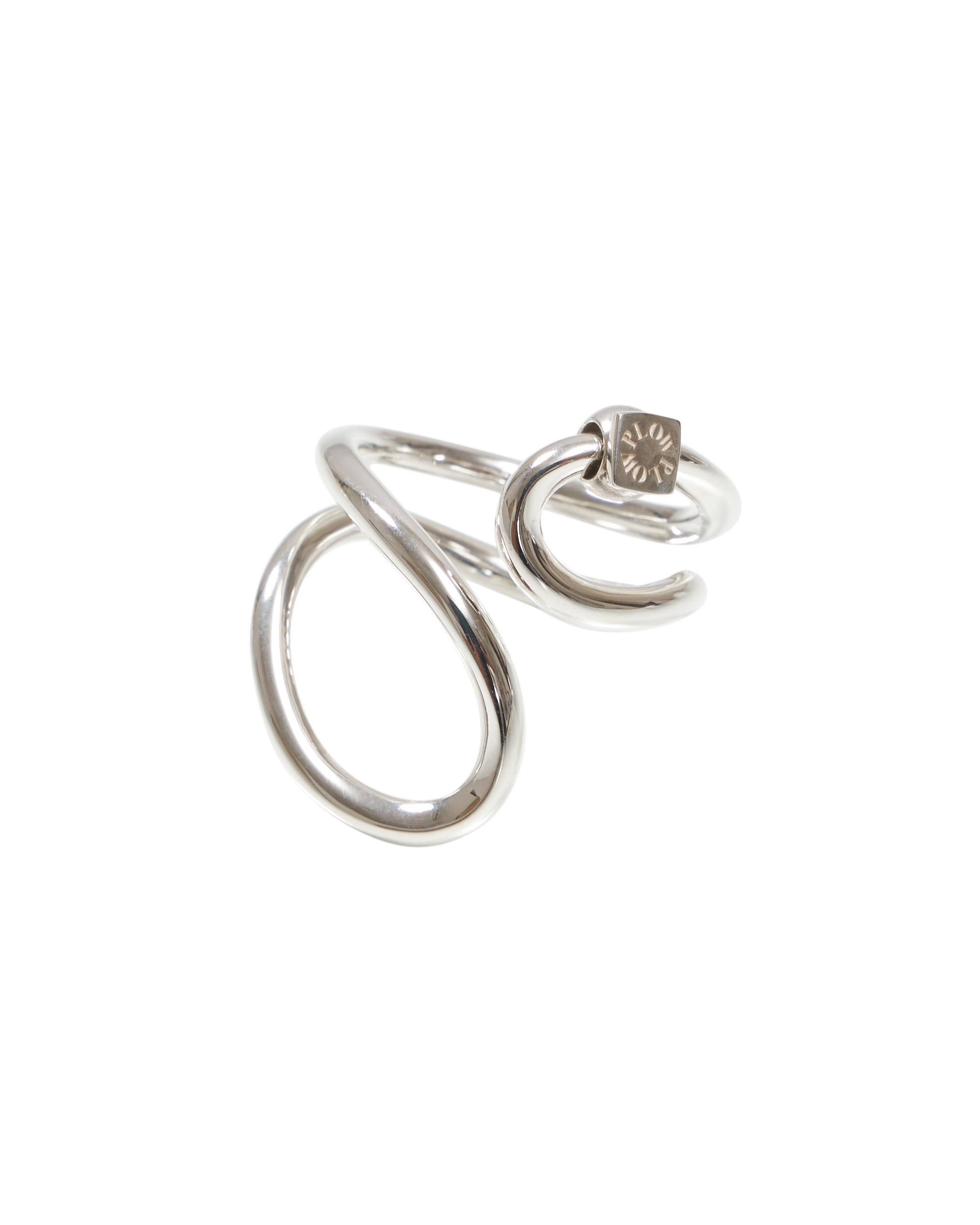 Wave Ring -Hug- Silver