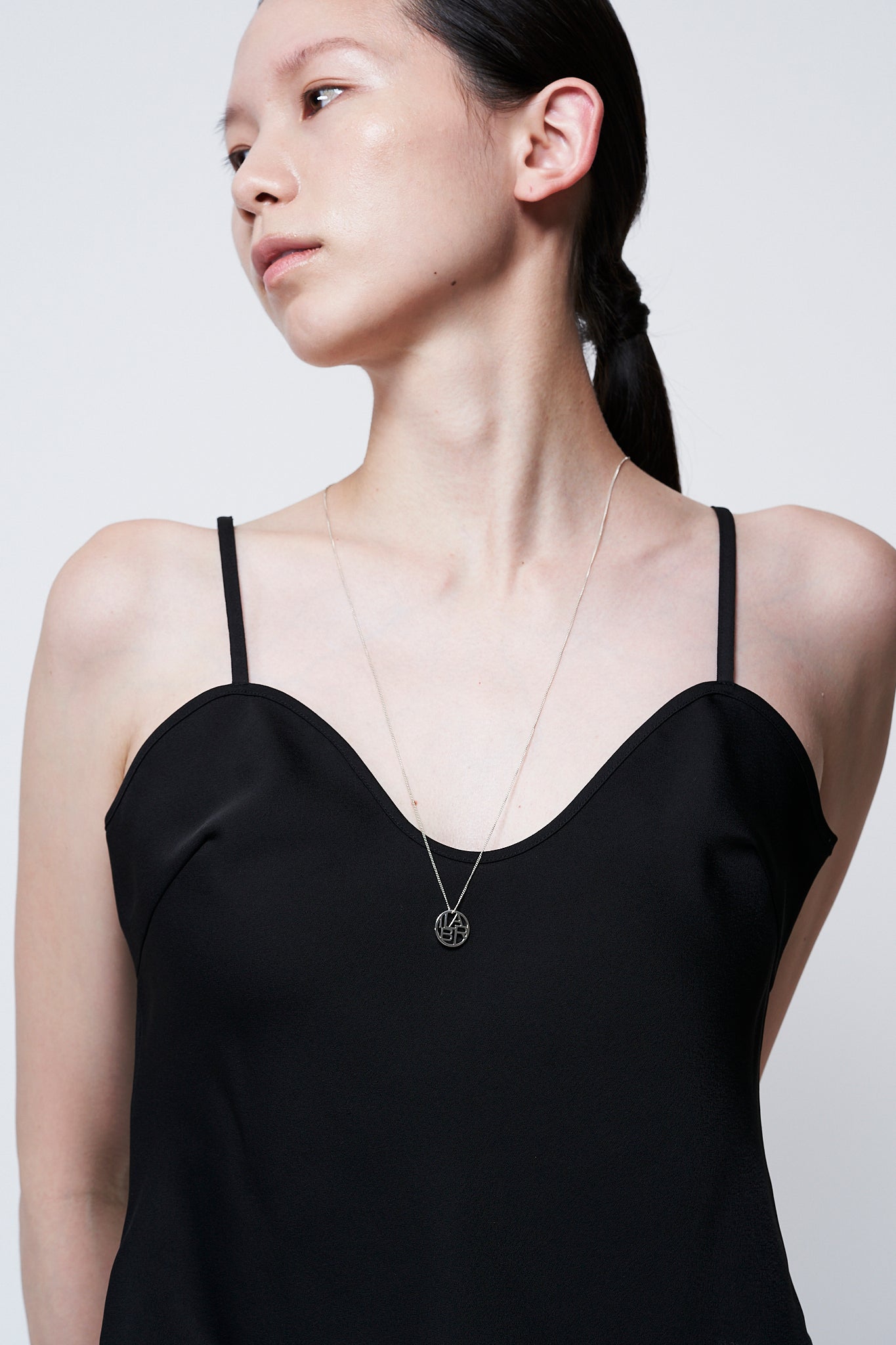 Zodiac Circle Necklace 48cm -Silver-