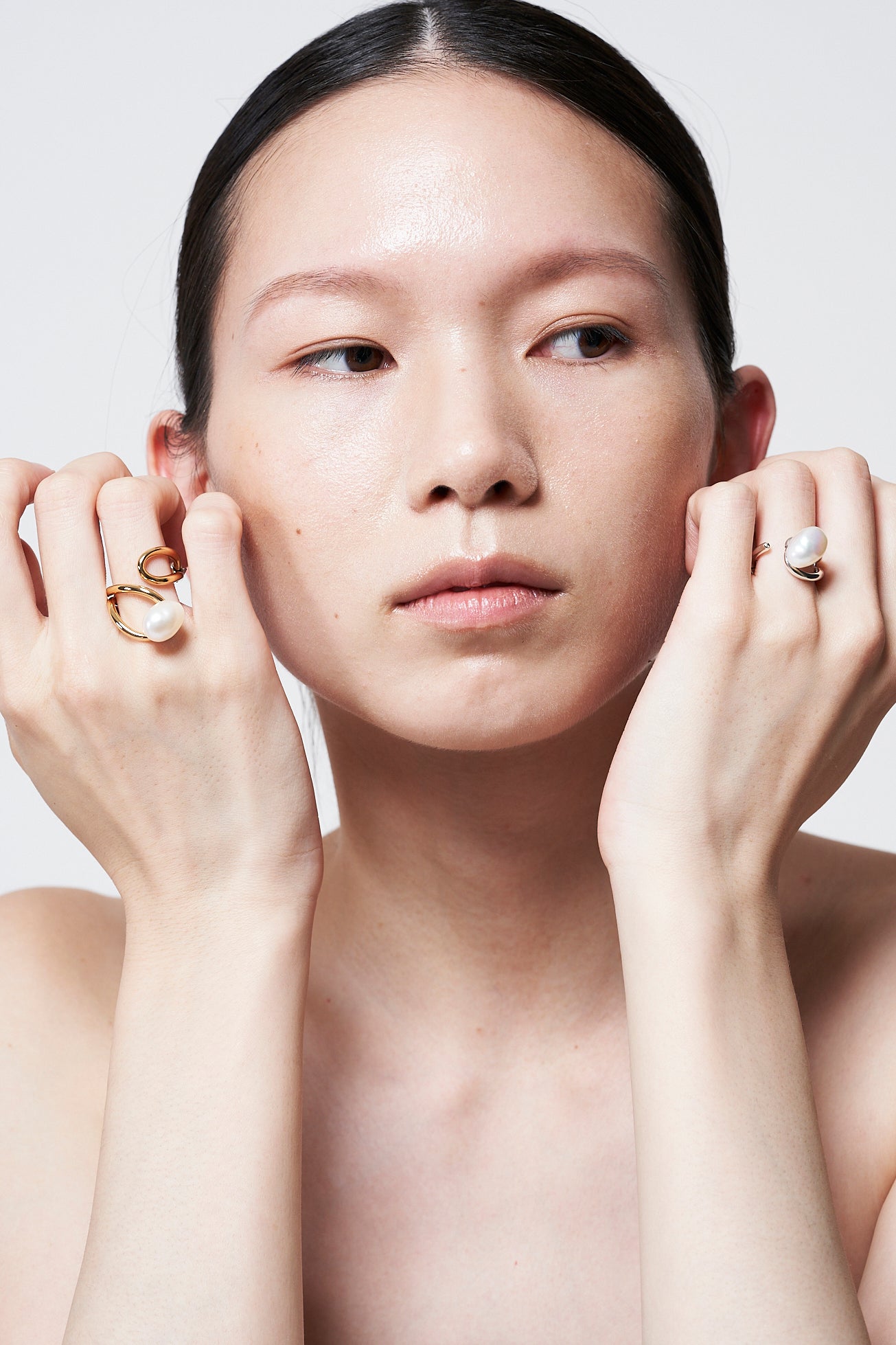 Wave Ring -Hug- Gold