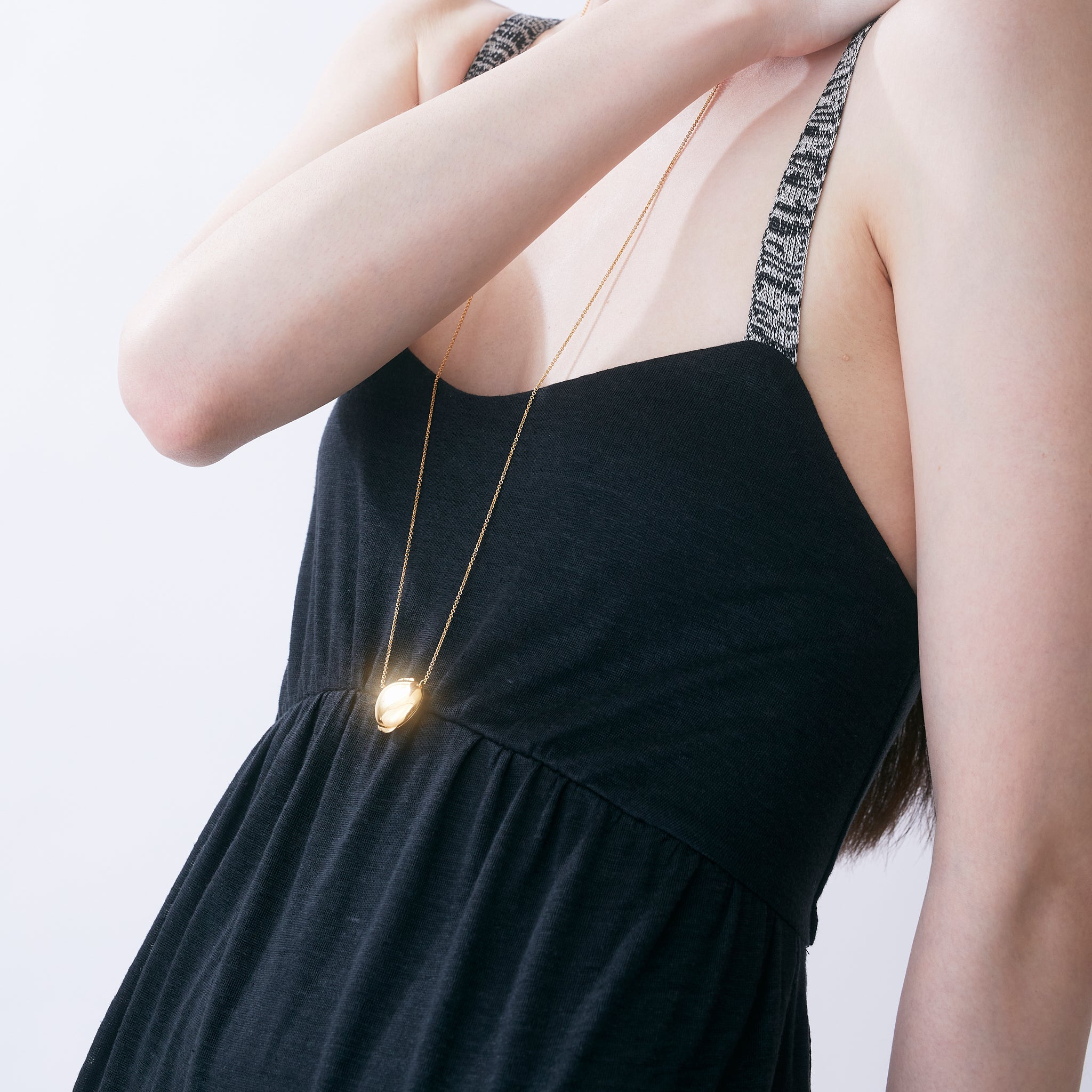 Essence Stone Necklace.S -Gold-