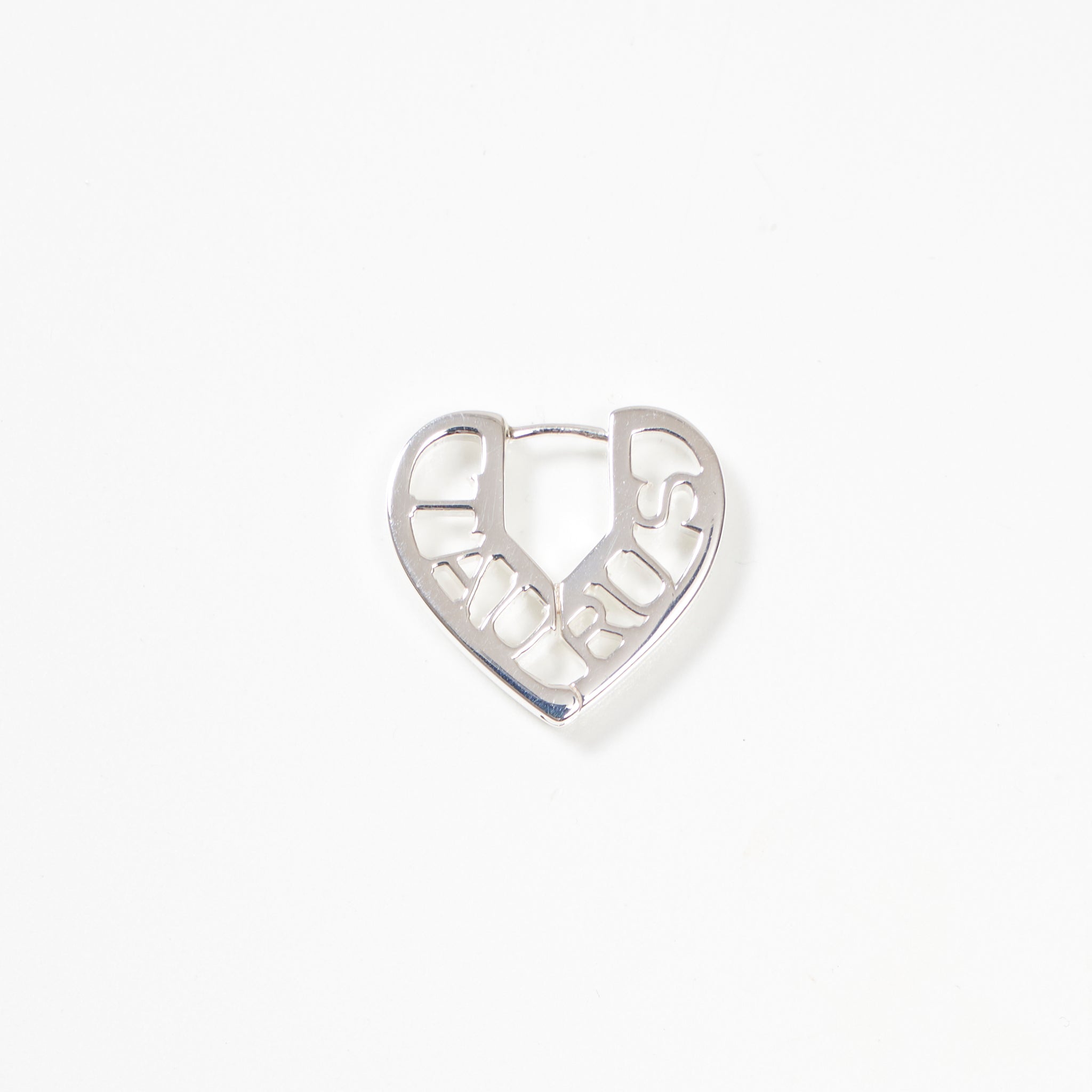 Zodiac Heart Pierce -Silver-