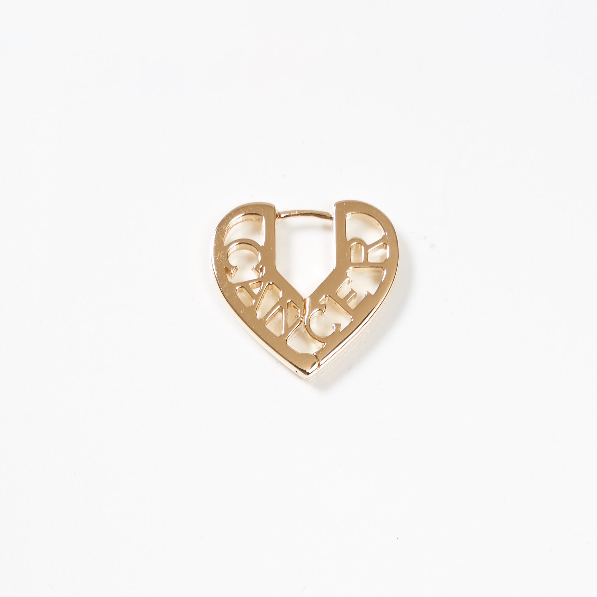 Zodiac Heart Pierce -Gold-