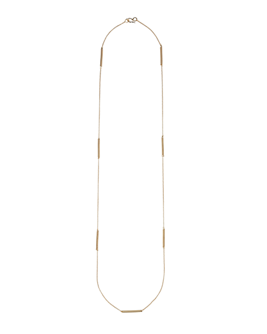 Spring Long Necklace -Gold-