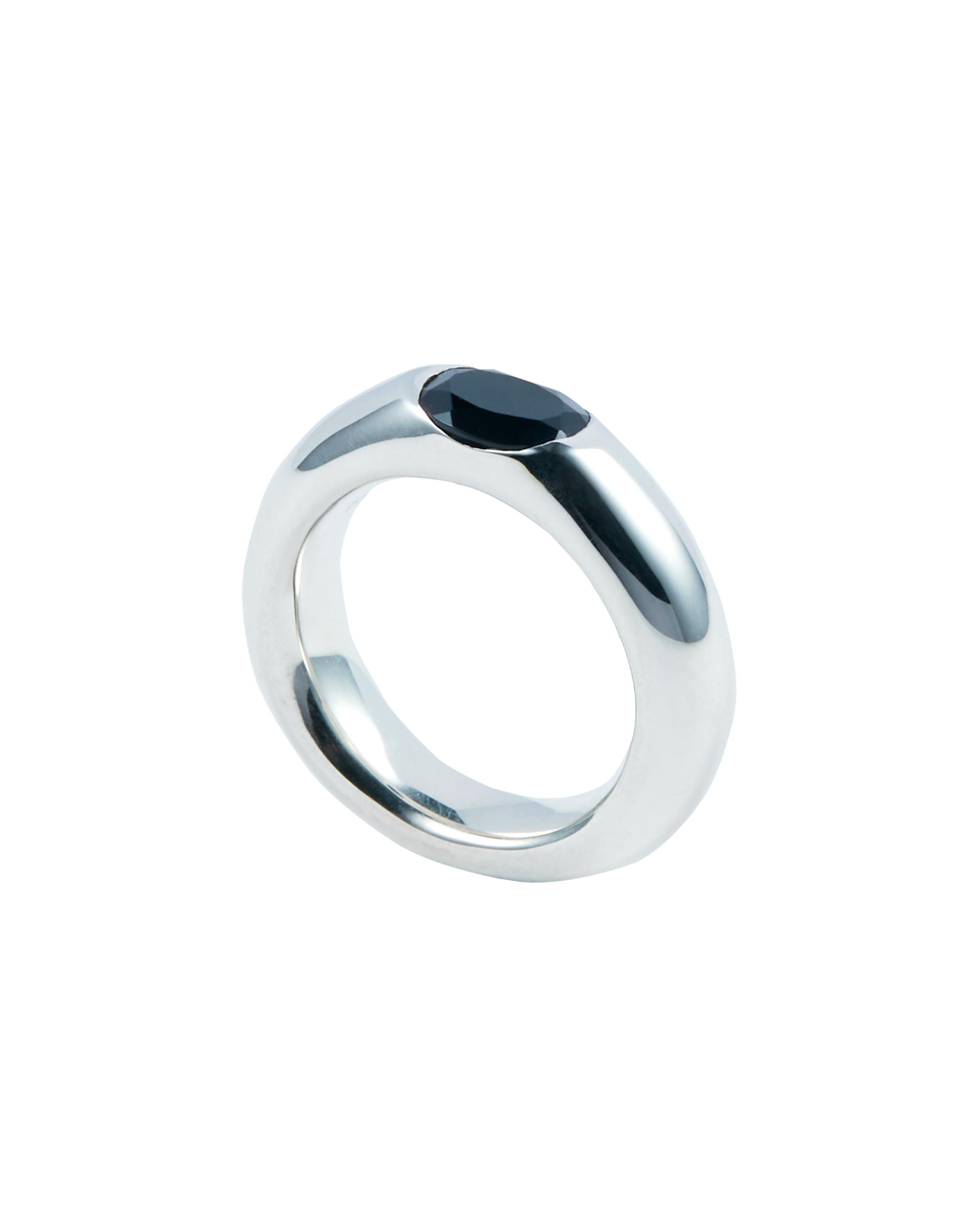 One Stone Onyx Ring