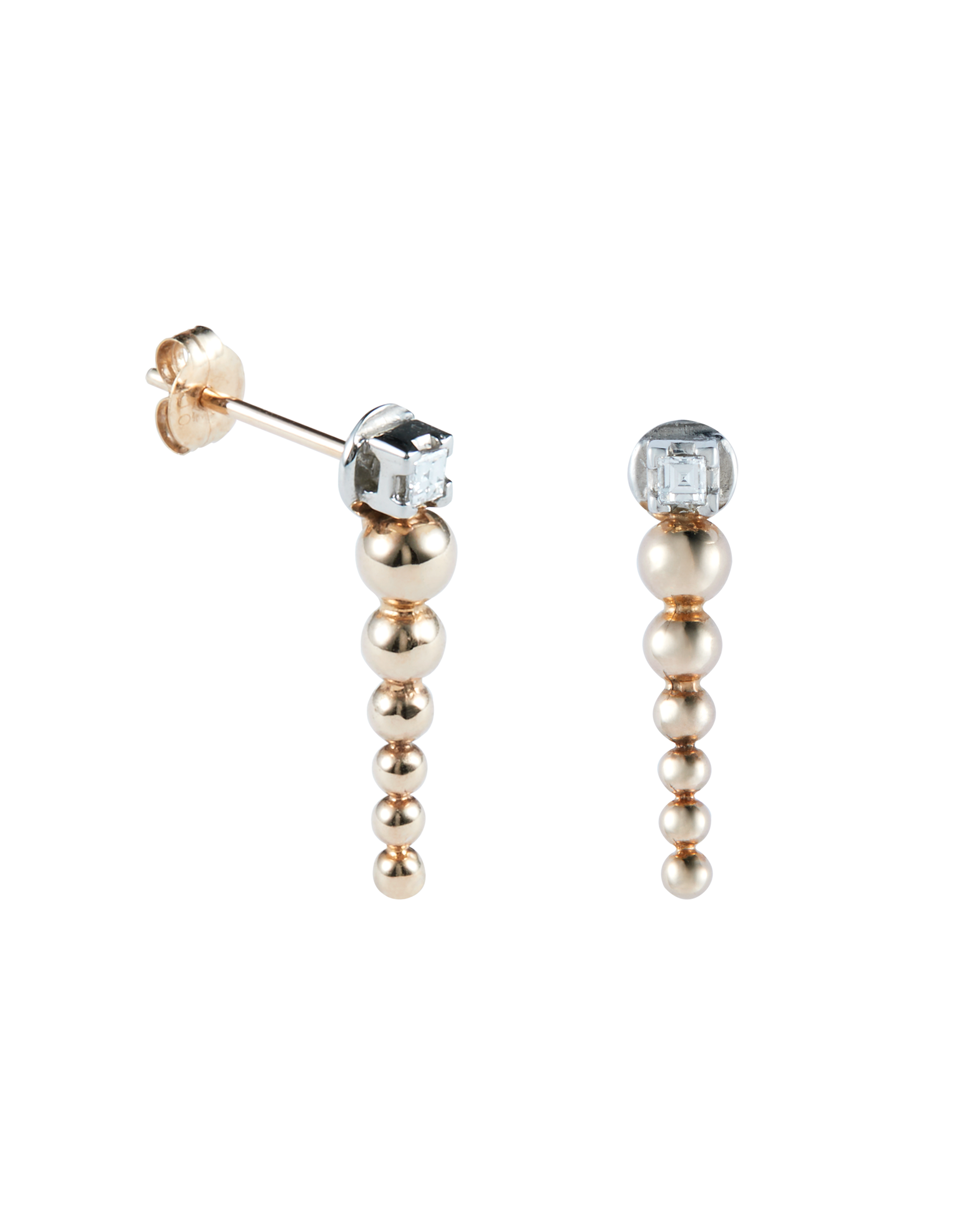 Grain Conch Shell Diamond Carre Pierce