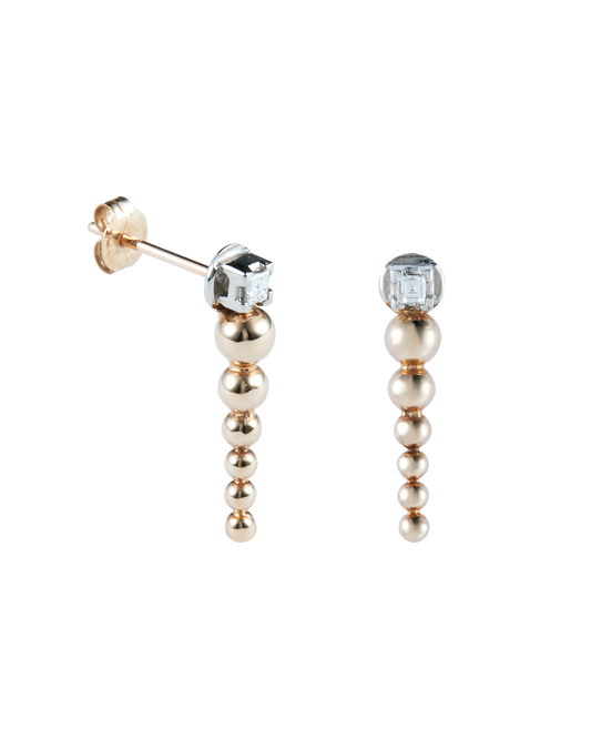 Grain Conch Shell Diamond Carre Pierce