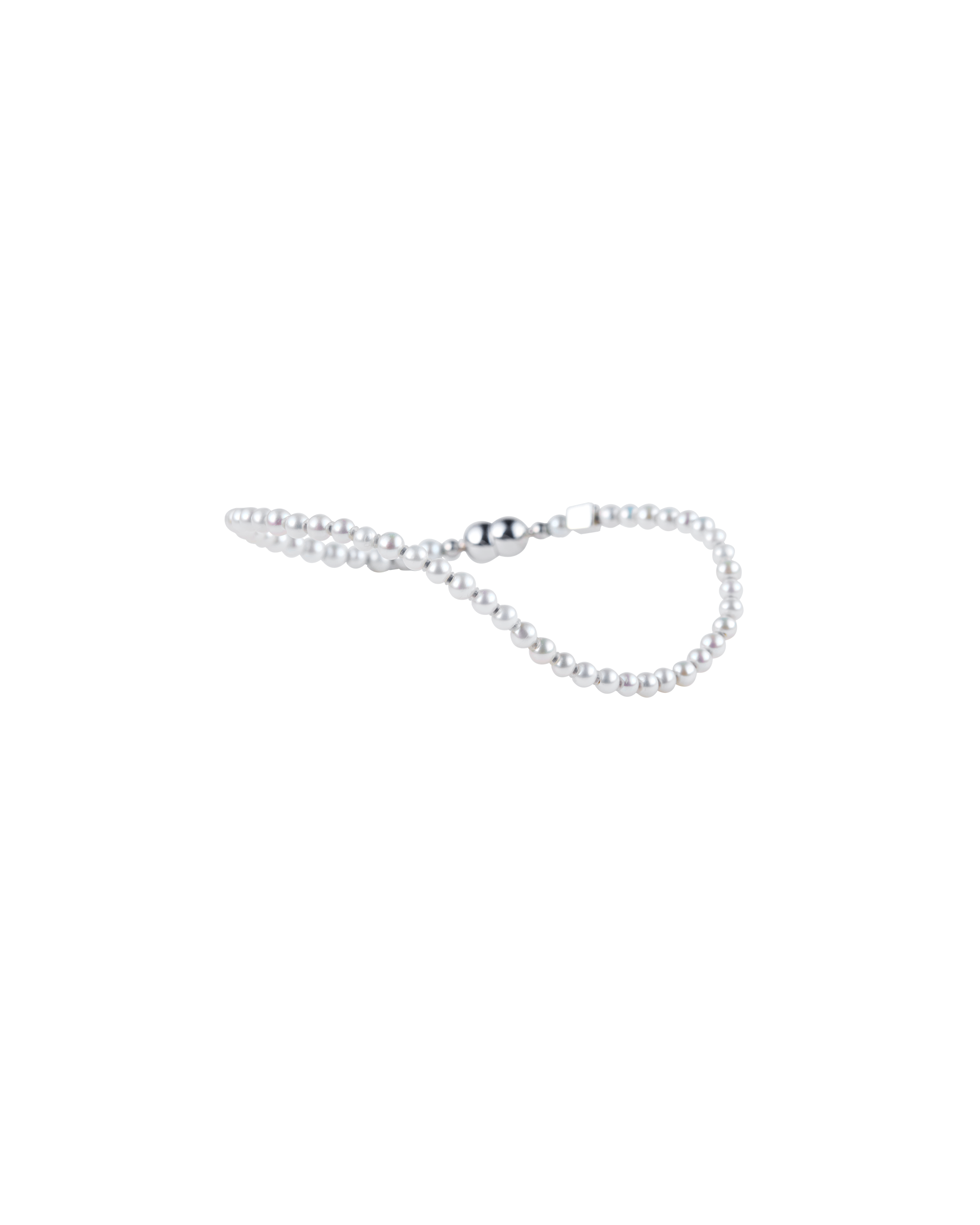 Sculptural Pearl Bracelet S