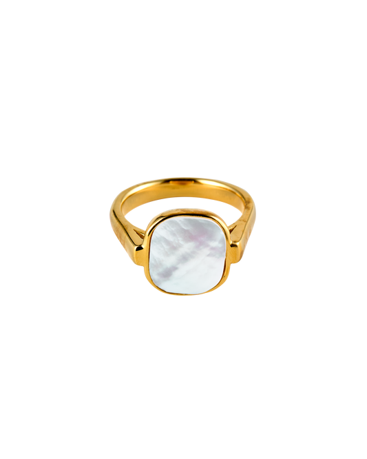 Shell Window Ring -Gold-