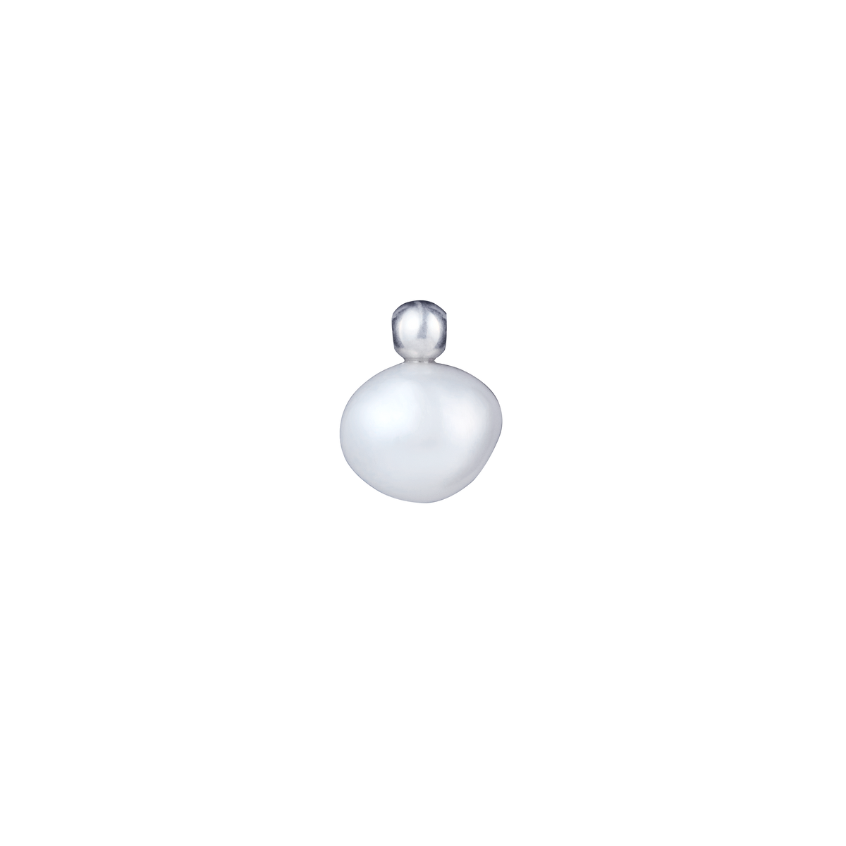 【PLOW 】Screw Pierce シングル＋チャーム Charm Pearl