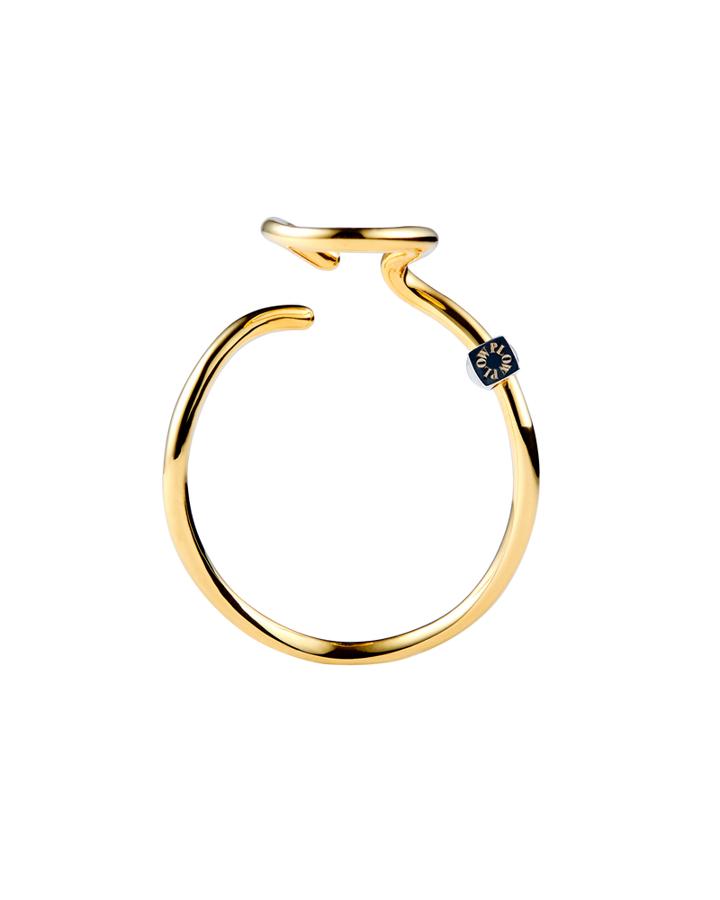 Wave Ear Cuff -Mellow- Gold