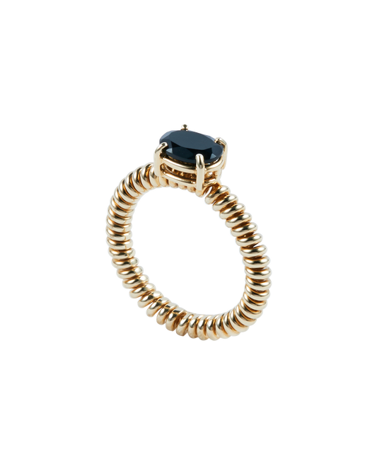 Onyx Spring Stone Ring -Gold-