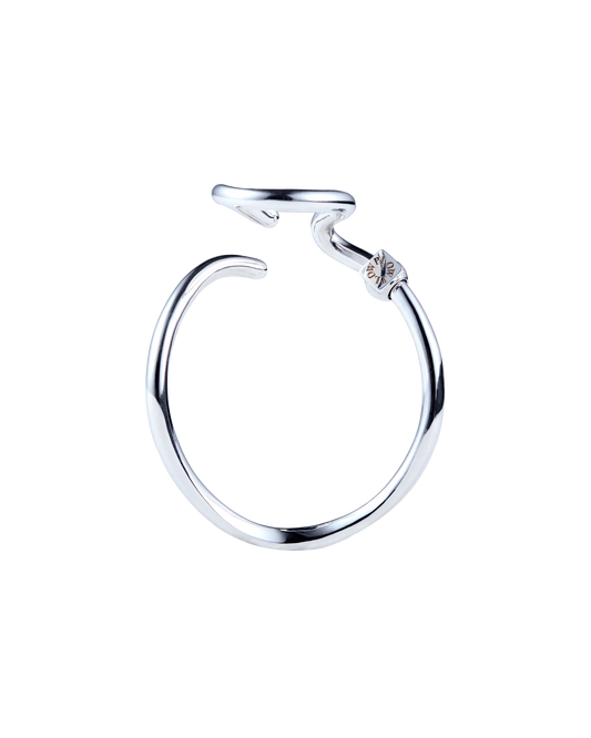 Wave Ear Cuff -Mellow- Silver