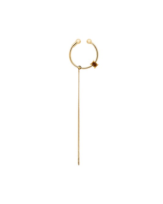 《Select Set : 辺見えみりさん》Ear Cuff + Charm Citrine Oblong + Long Chain Charm