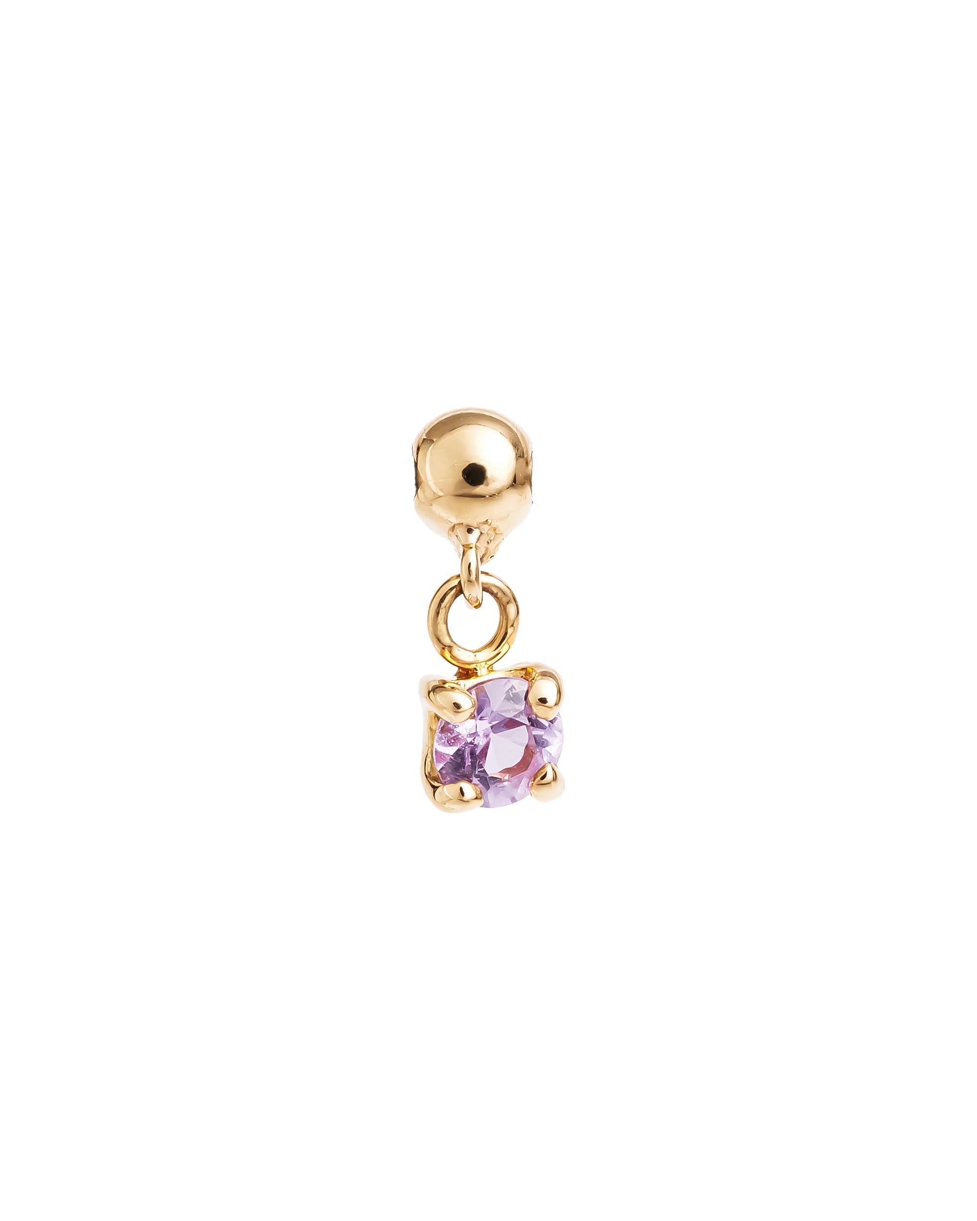 Swing Charm Violet Sapphire -K18-