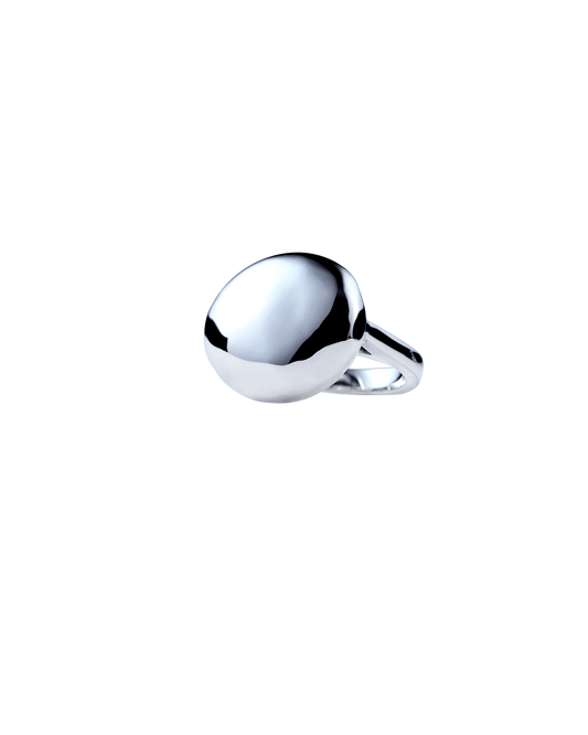 Pure Silver Stone Ring