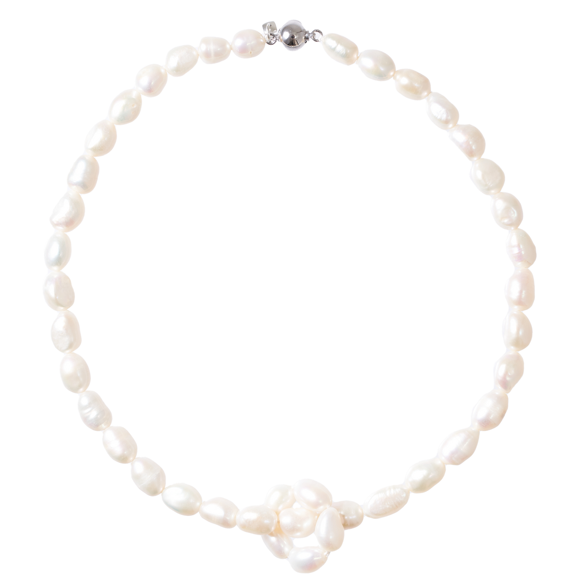 Flower pearl necklace -Long-