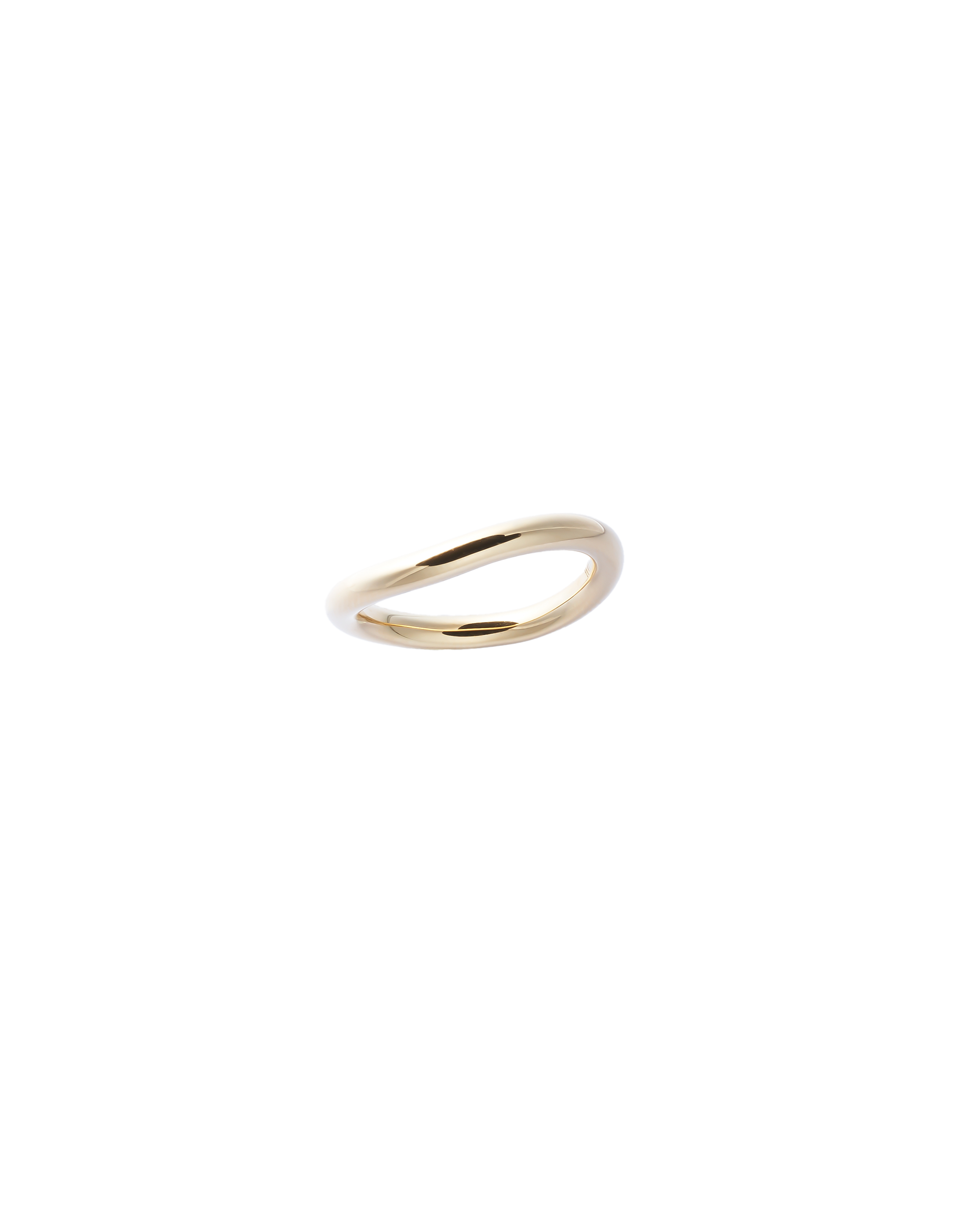 Fortune Wavy Ring L -K18-