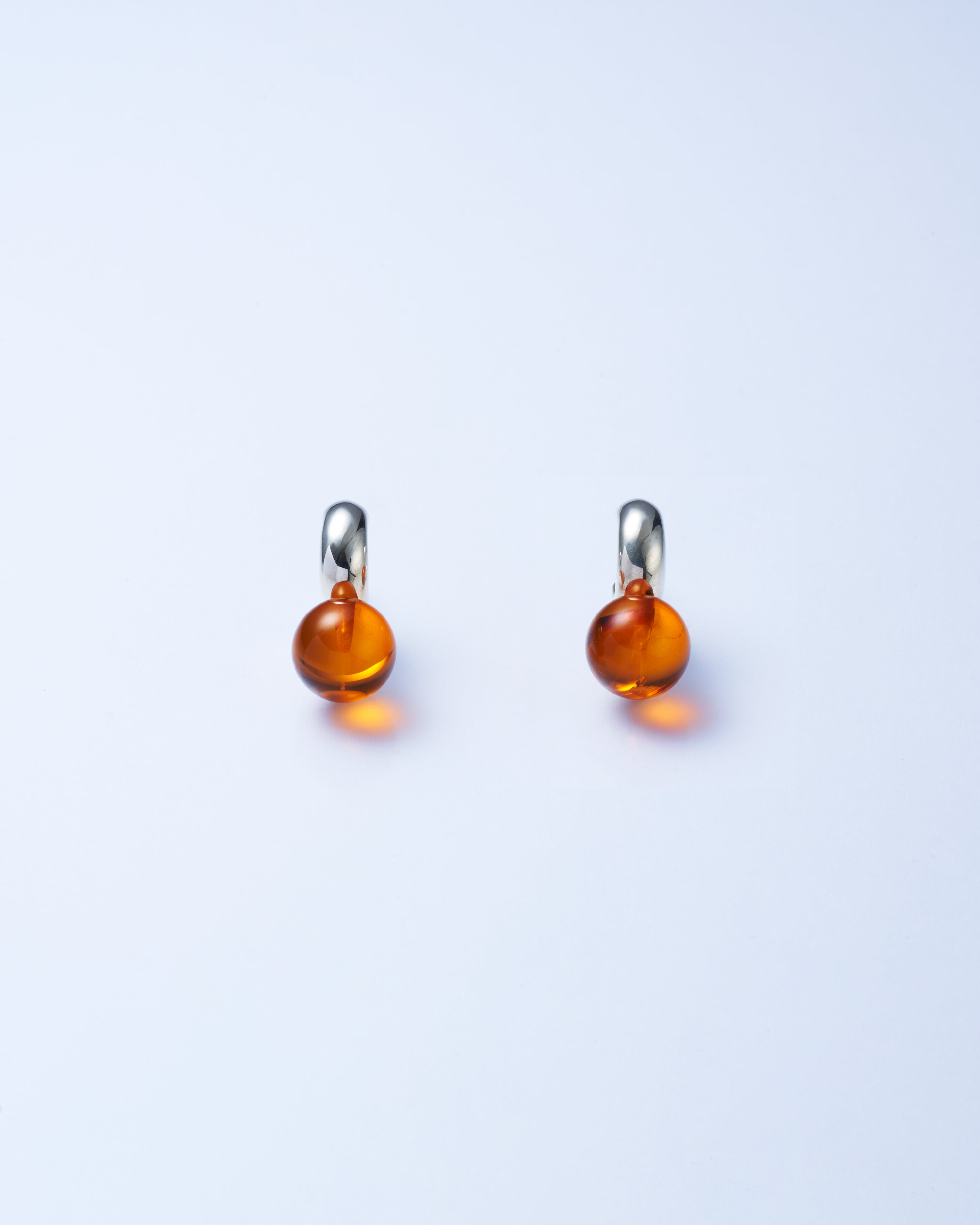 Sunny C Amber Pierce Silver -Brown-