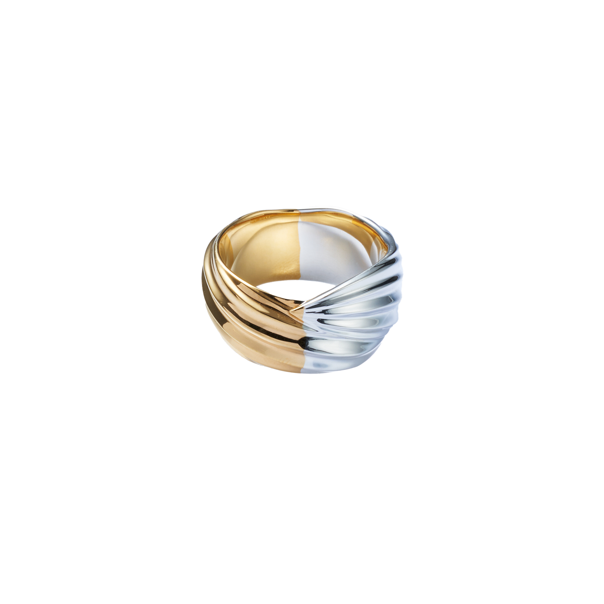 美品　PLOW French Ring Medium French Ring Medium -Gold-