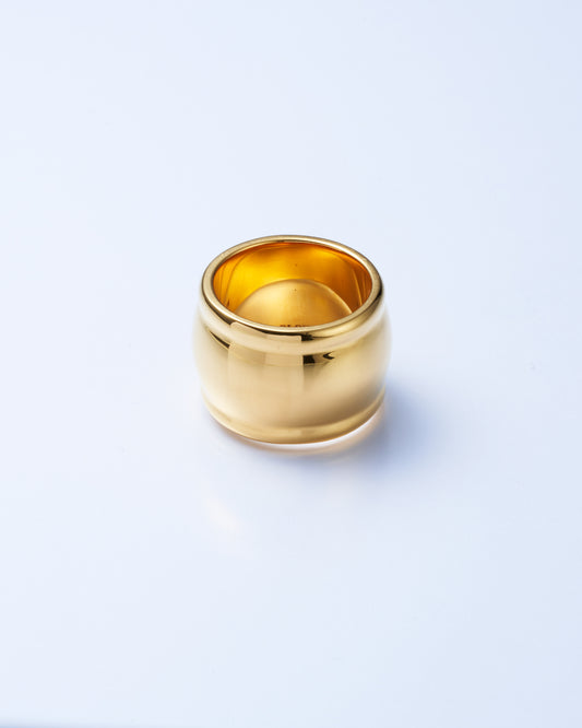 Roll Ring Large -Gold-