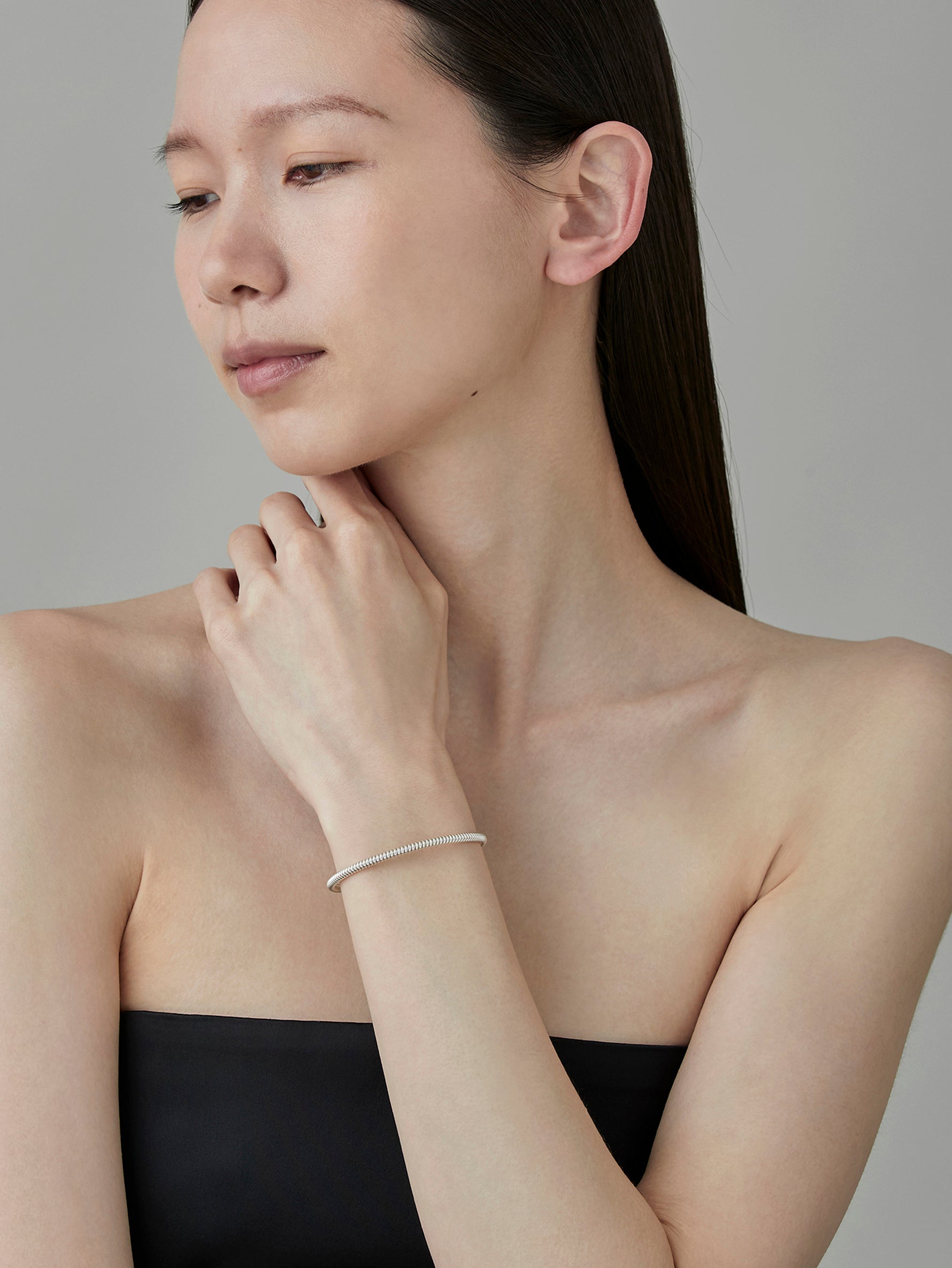 Spring Bracelet -Silver-