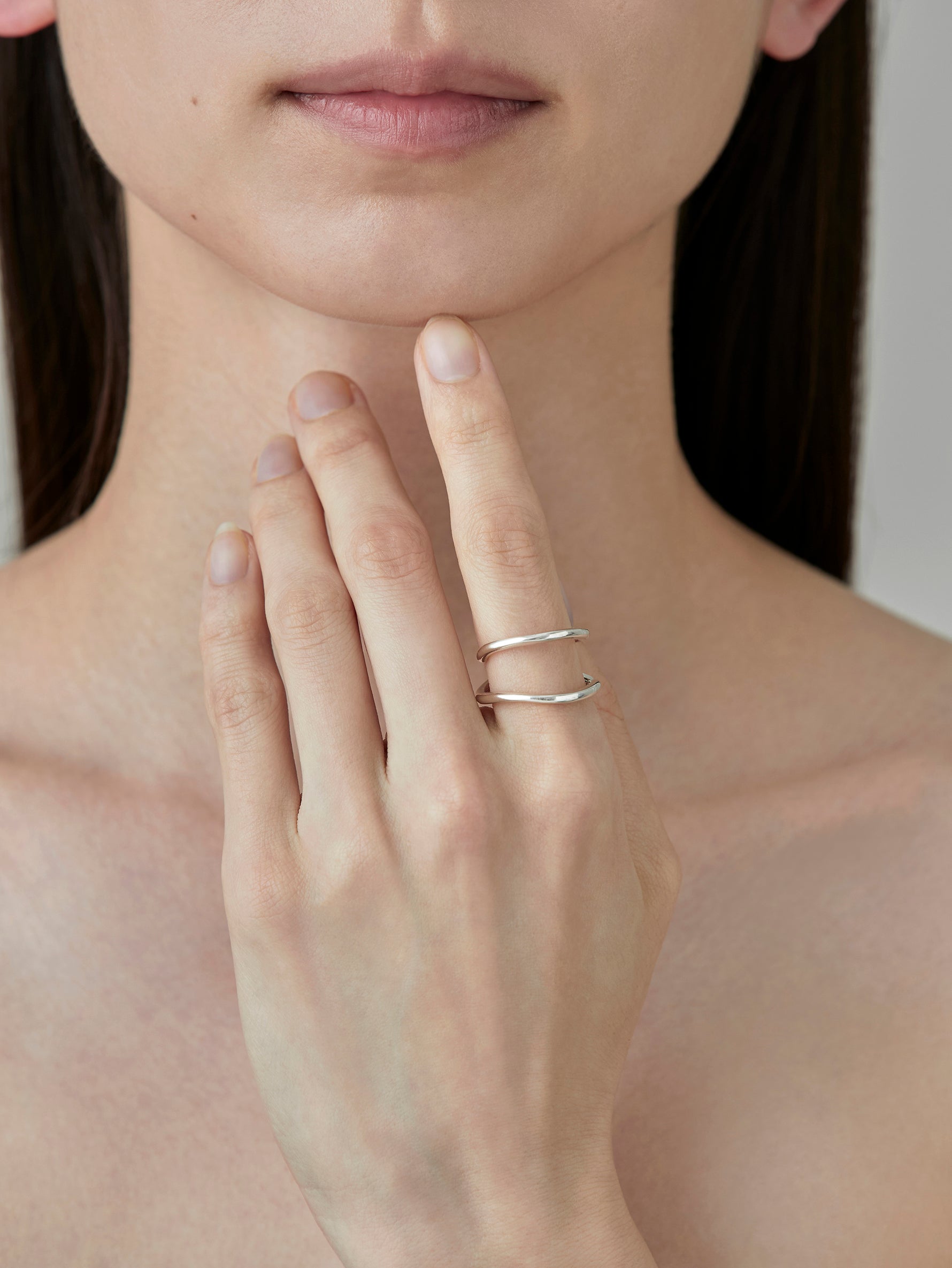 Wave Ring -Peace- Silver