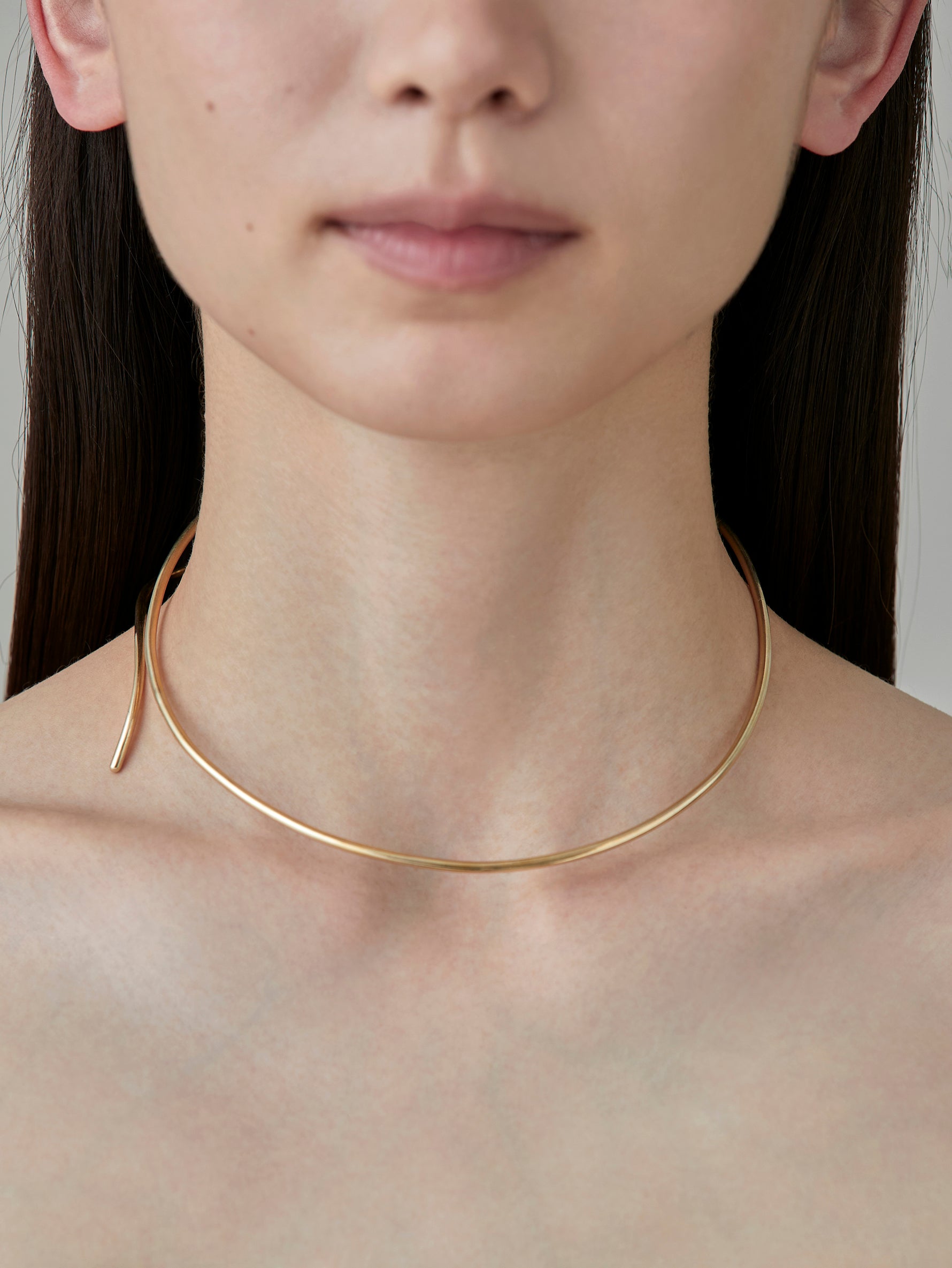 Wave Choker -Calm-　Gold　